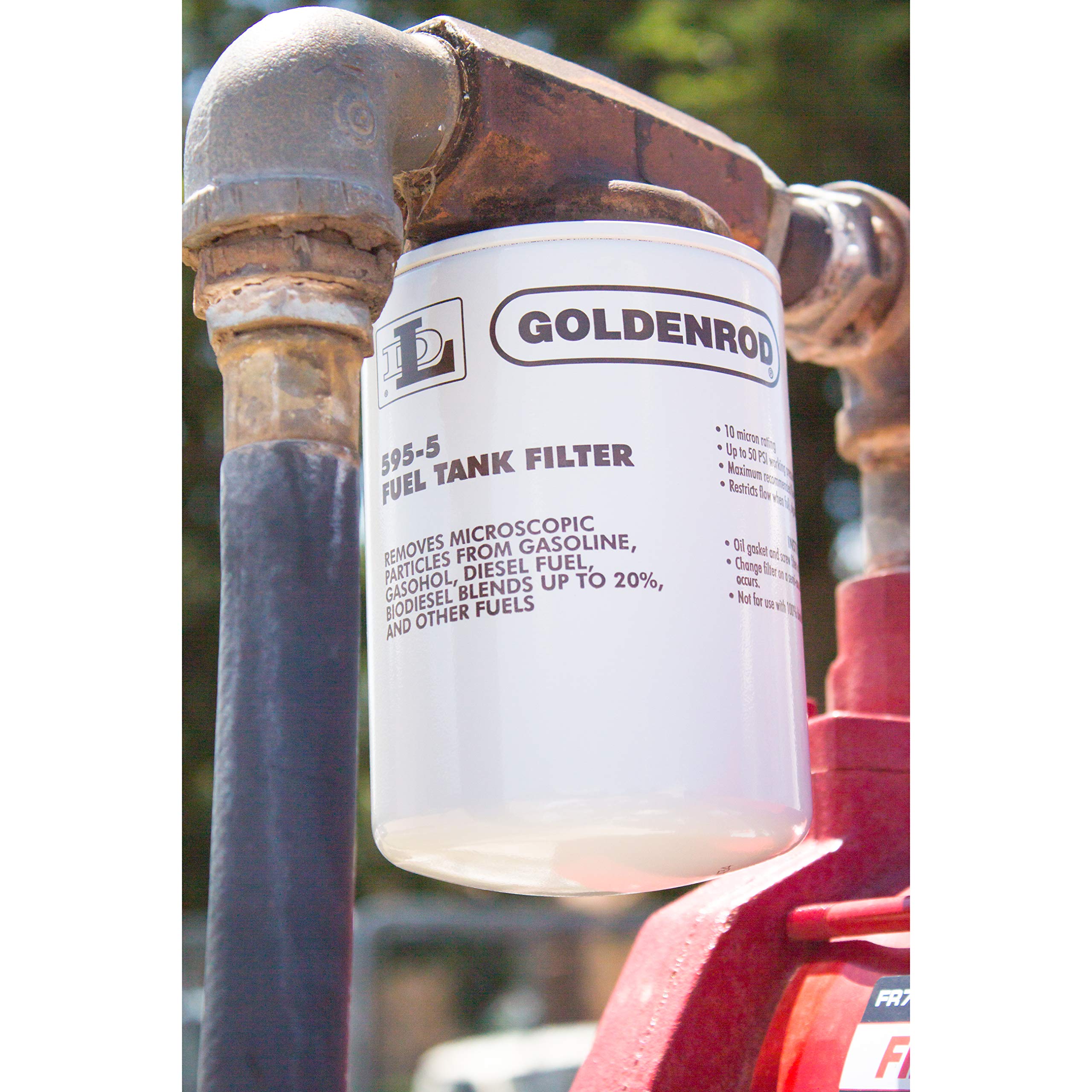 GOLDENROD (595-5) Fuel Tank Filter Replacement Canister