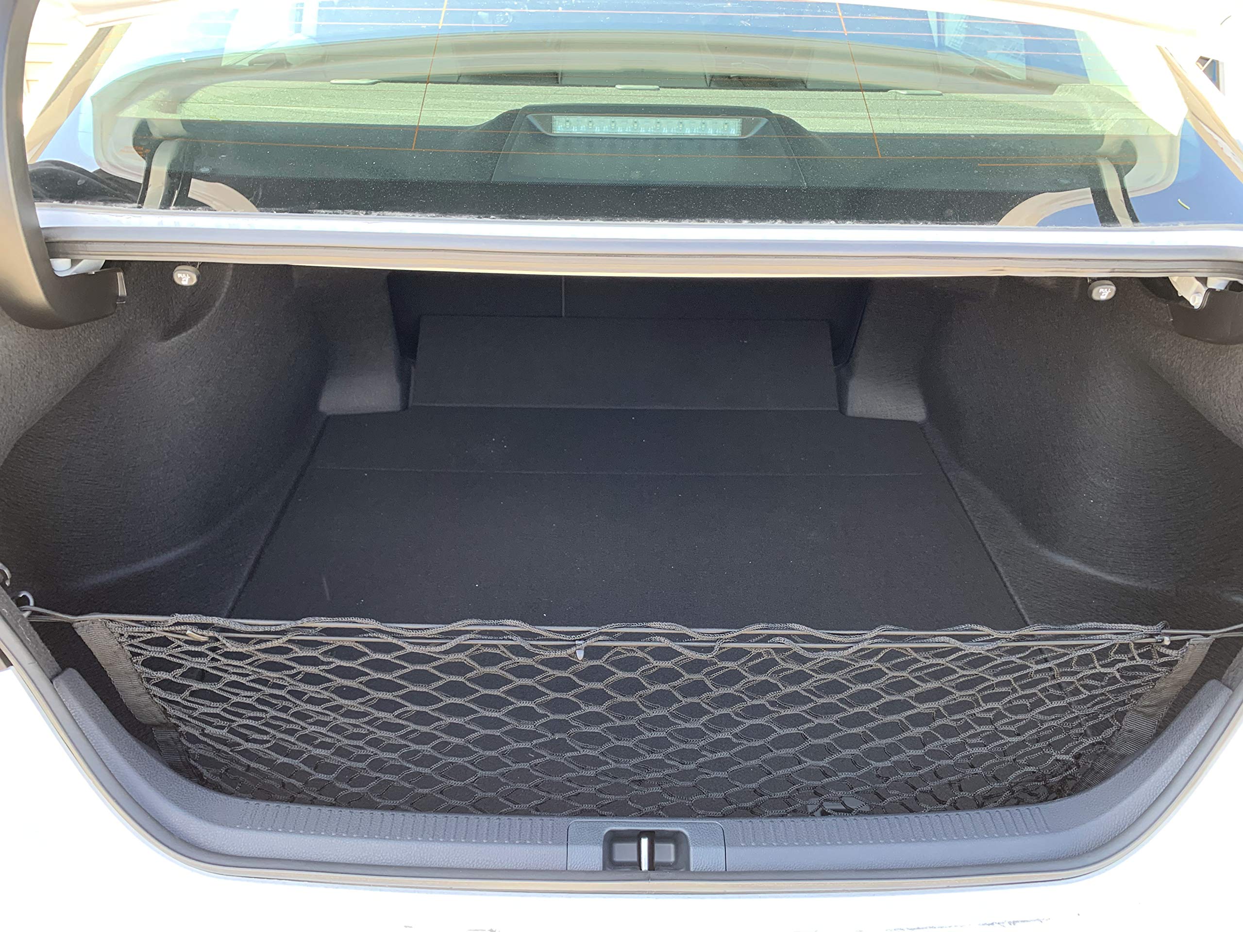 Trunk Envelope Style Mesh Cargo Net For Toyota Camry 2018-2022- Car Accessories - Premium Trunk Organizer And Storage - Cargo Net For Sedan - Vehicle Carrier Organizer For Toyota Camry