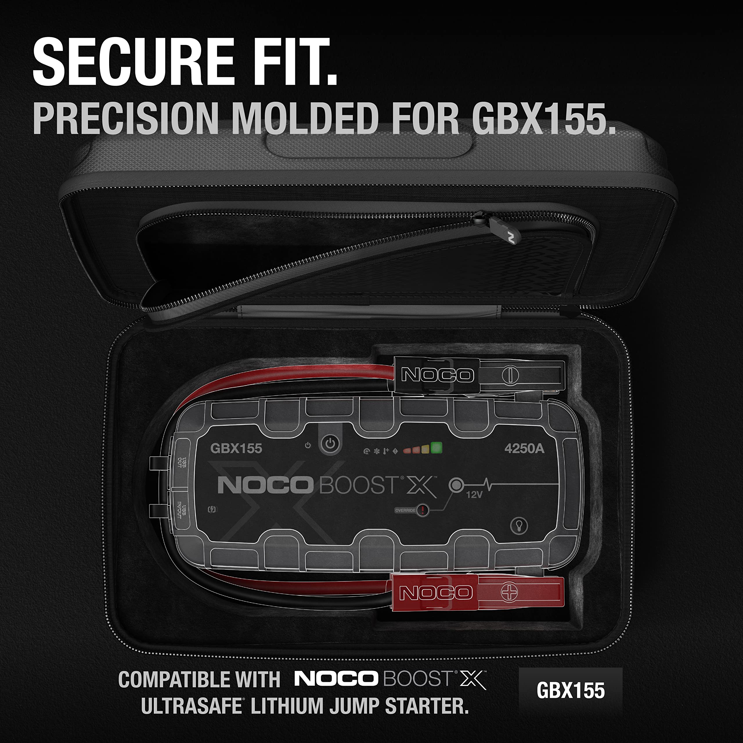 Noco Gbc104 Boost X Eva Protection Case For Gbx155 Ultrasafe Lithium Jump Starters