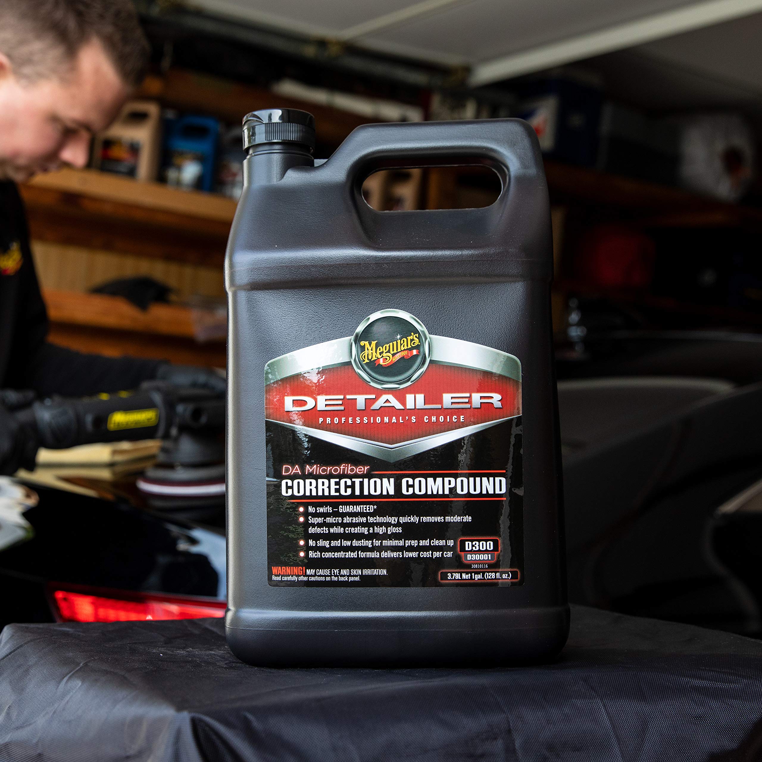 Meguiar's D31 DA Microfiber Correction Compound - 1 Gallon - Removes Surface Defects - Factory Color - Model D30001