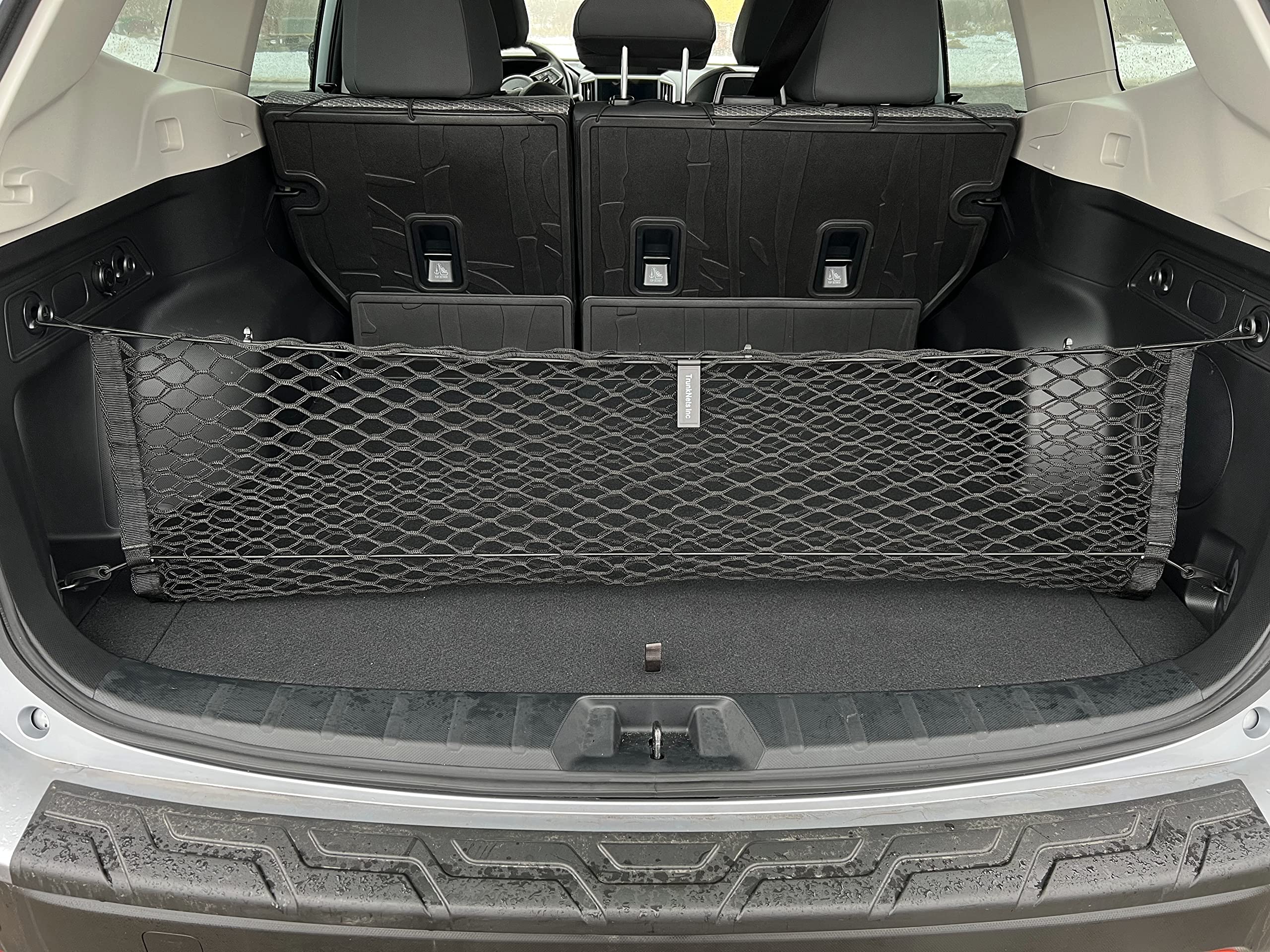 Envelope Style Automotive Elastic Trunk Mesh Cargo Net for Subaru Forester (SK) 2019-2025 - Premium Trunk Organizer and Storage