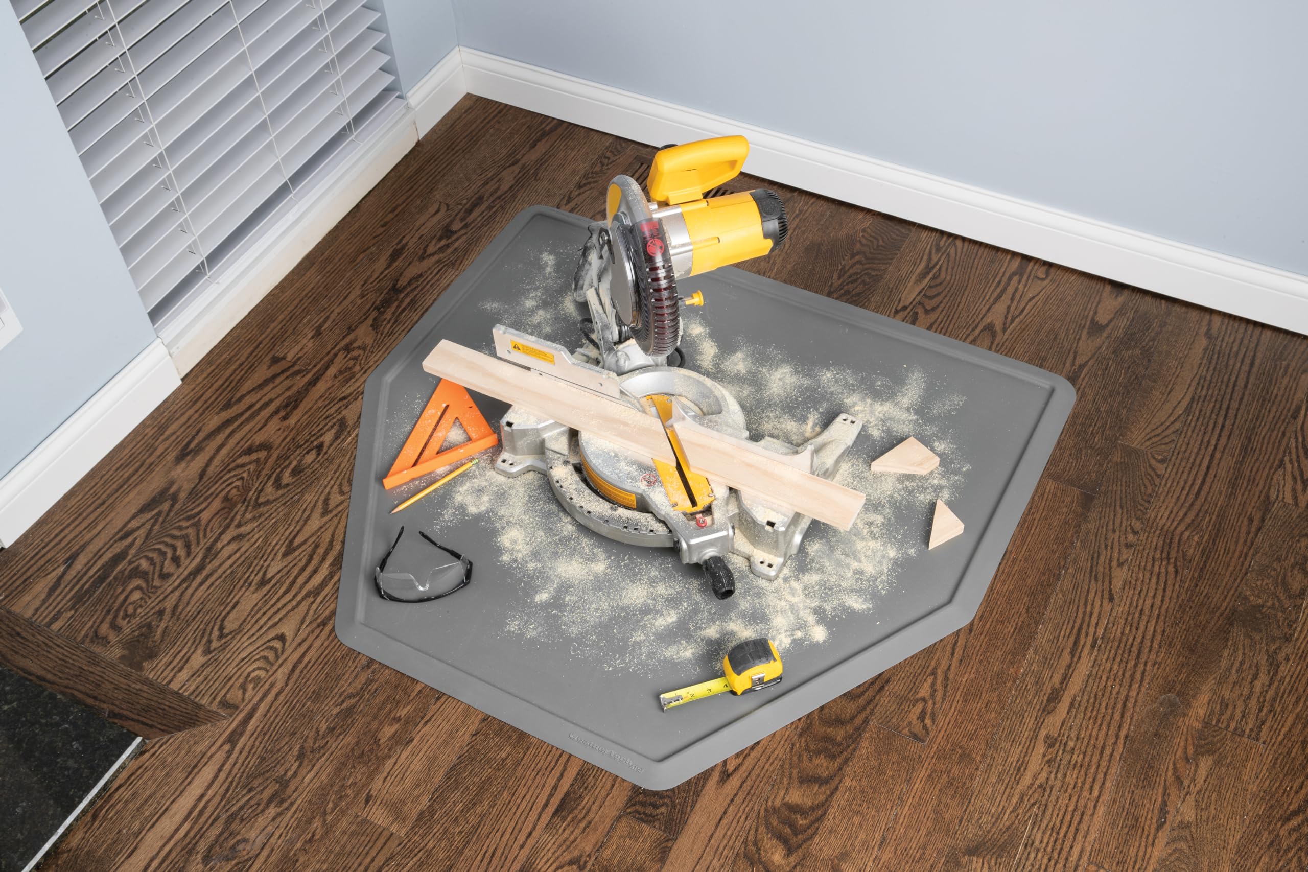 WeatherTech All-Purpose Mat - Multi-Use Mat for Everyday Living - 40'' x 44'' - Angled - Black (APM4044B)
