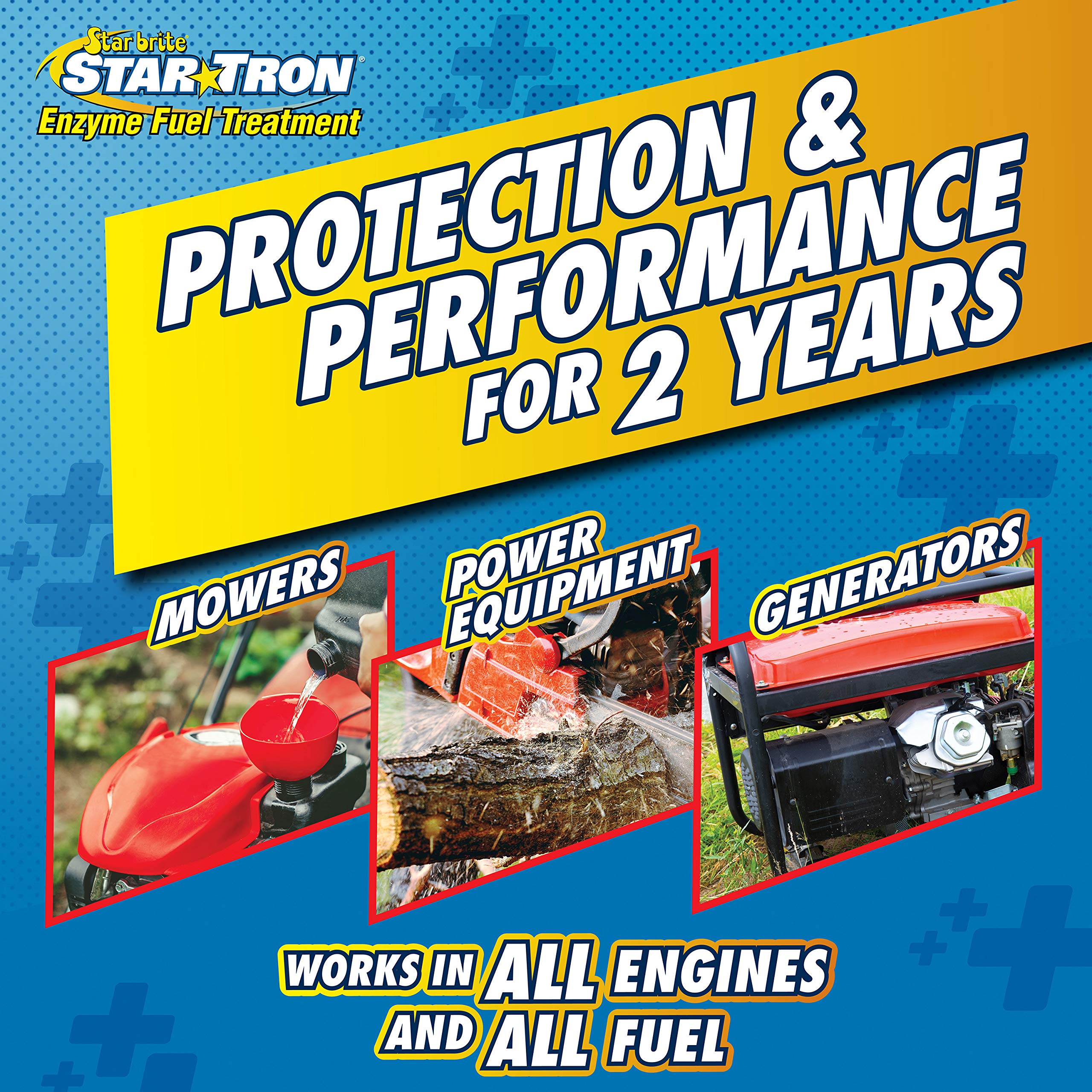 Star Brite Star Tron Enzyme Fuel Treatment Sef Gasoline Formula - 1 Oz. Treats 6 Gallons - 32 Oz (14332)