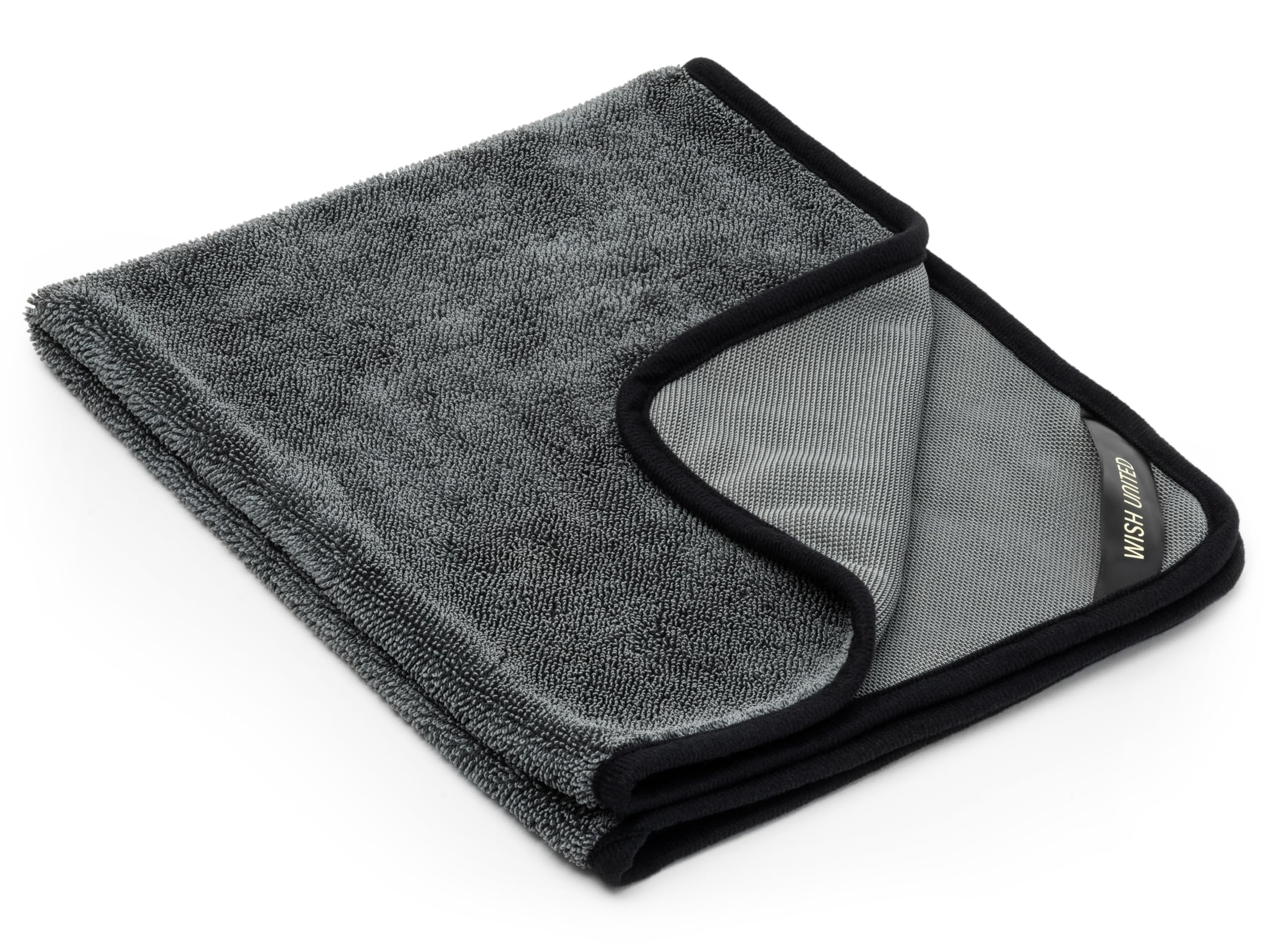Wish United Twist Pile Car Drying Detailing Soft Microfiber Towel 620GSM (1Pack, 23.6 x 19.7)