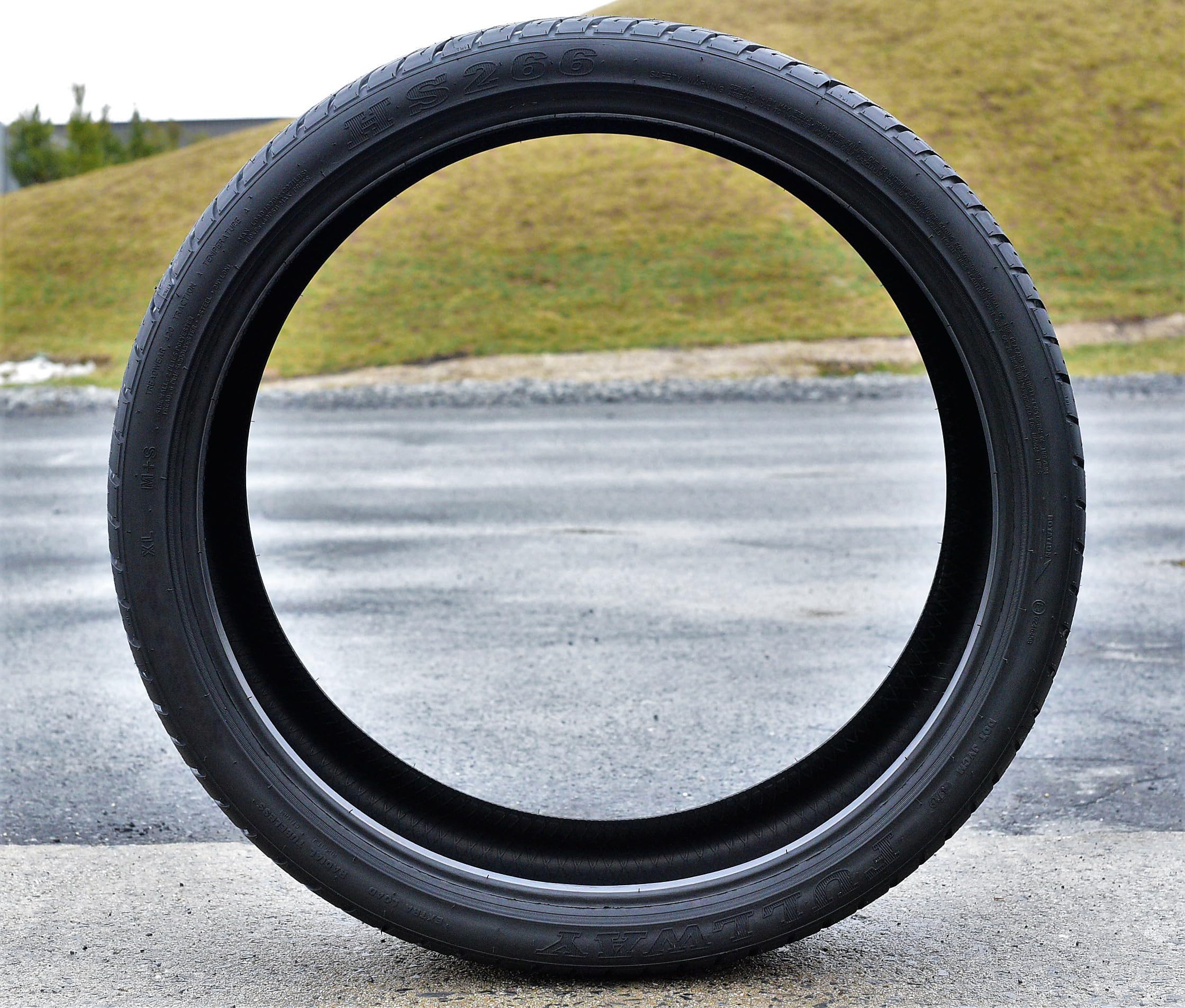 Fullway Hs266 All-Season Truck/Suv Performance Radial Tire-255/30R30 255/30/30 255/30-30 104V Load Range Xl 4-Ply Bsw Black Side