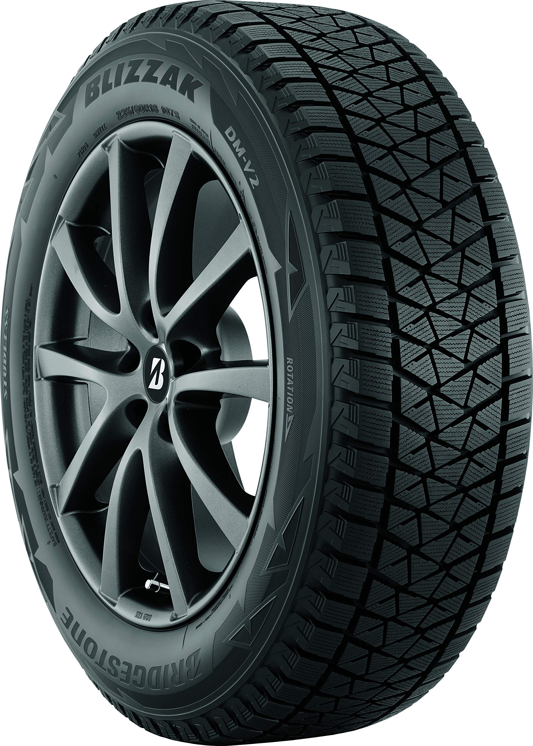Bridgestone Blizzak Dm-V2 Winter/Snow Suv Tire 235/65R17 108 S Extra Load