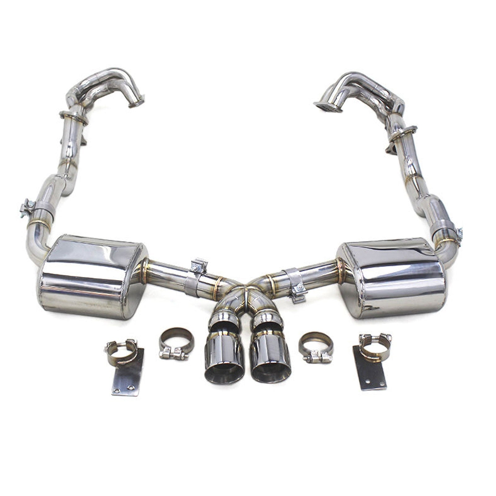 Stainless Valved Catback Exhaust for Porsche Boxster S Cayman S 987 987.1