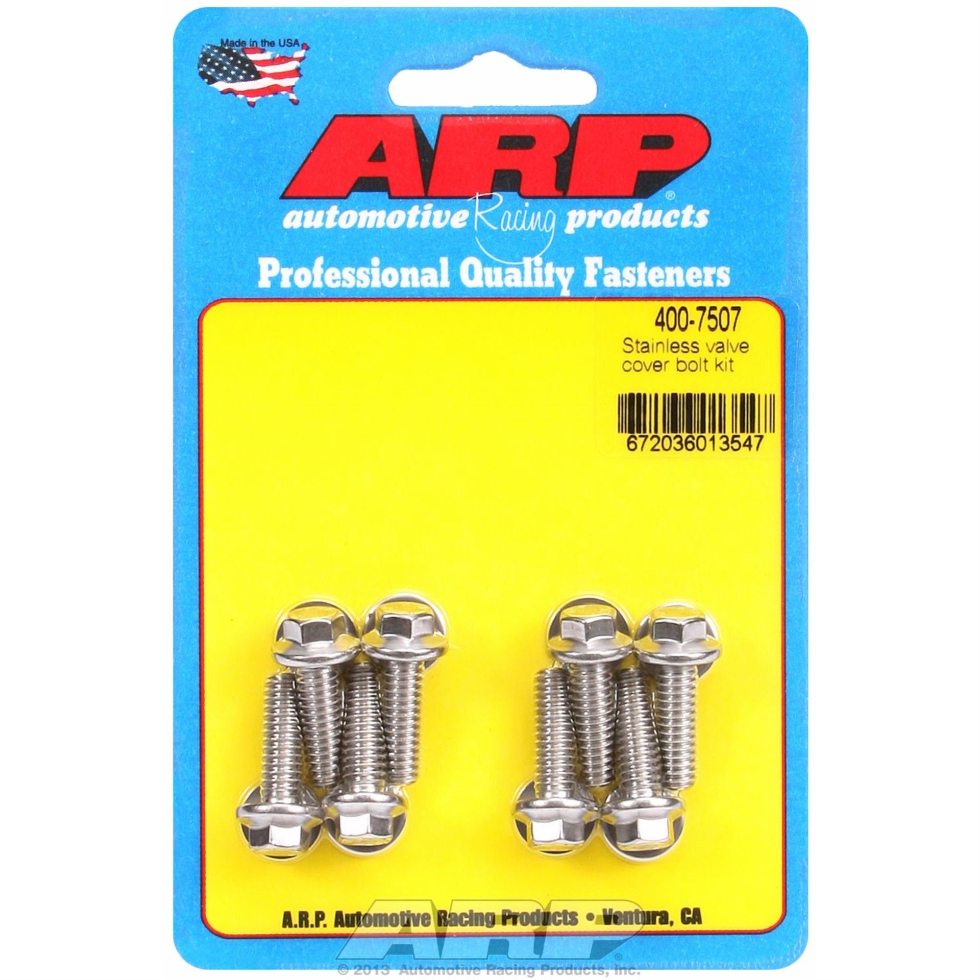 Arp 400-7507 Stainless 300 Hex Valve Cover Bolt Kit