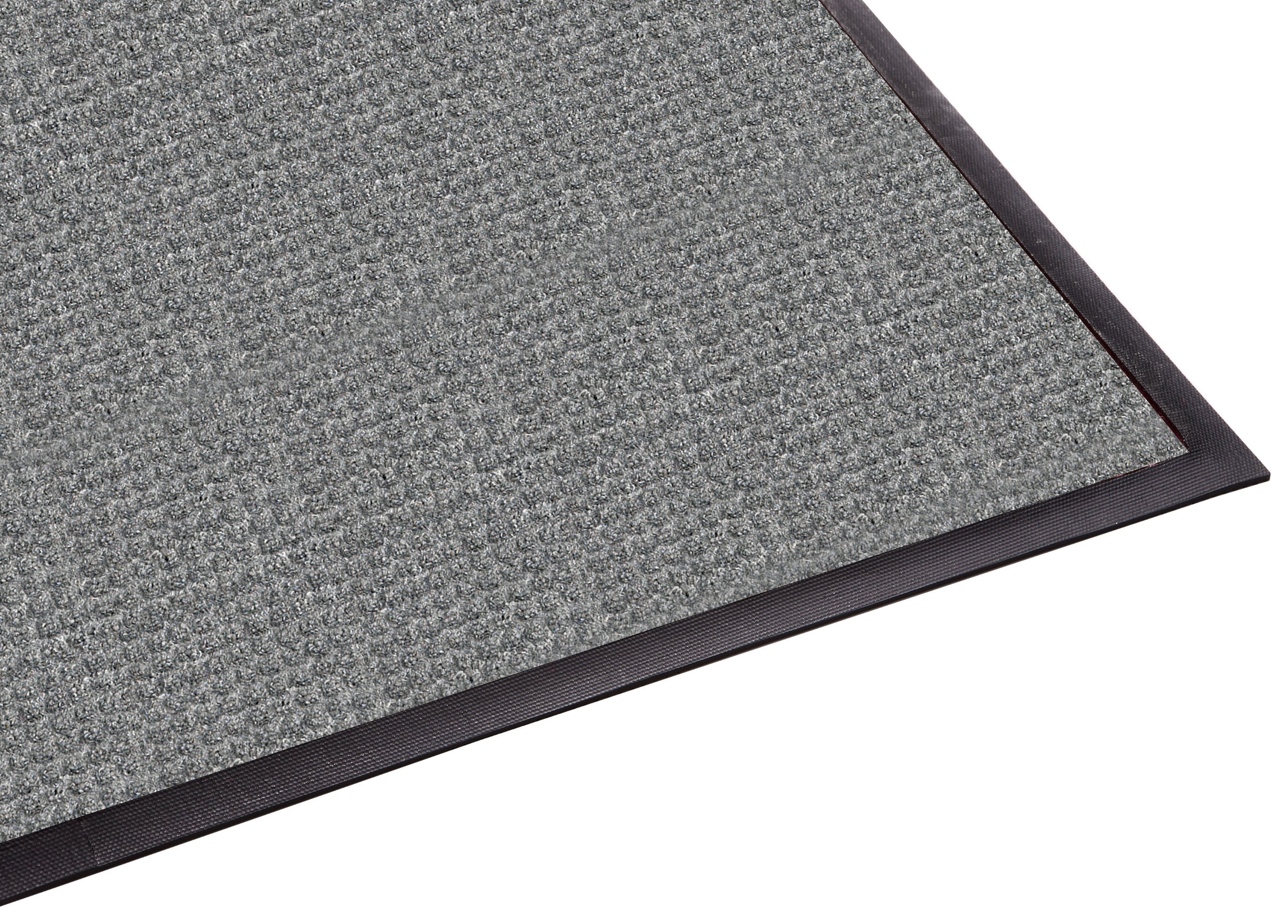 Guardian WaterGuard Indoor/Outdoor Wiper Scraper Floor Mat, Rubber/Nylon, 6'x12', Grey