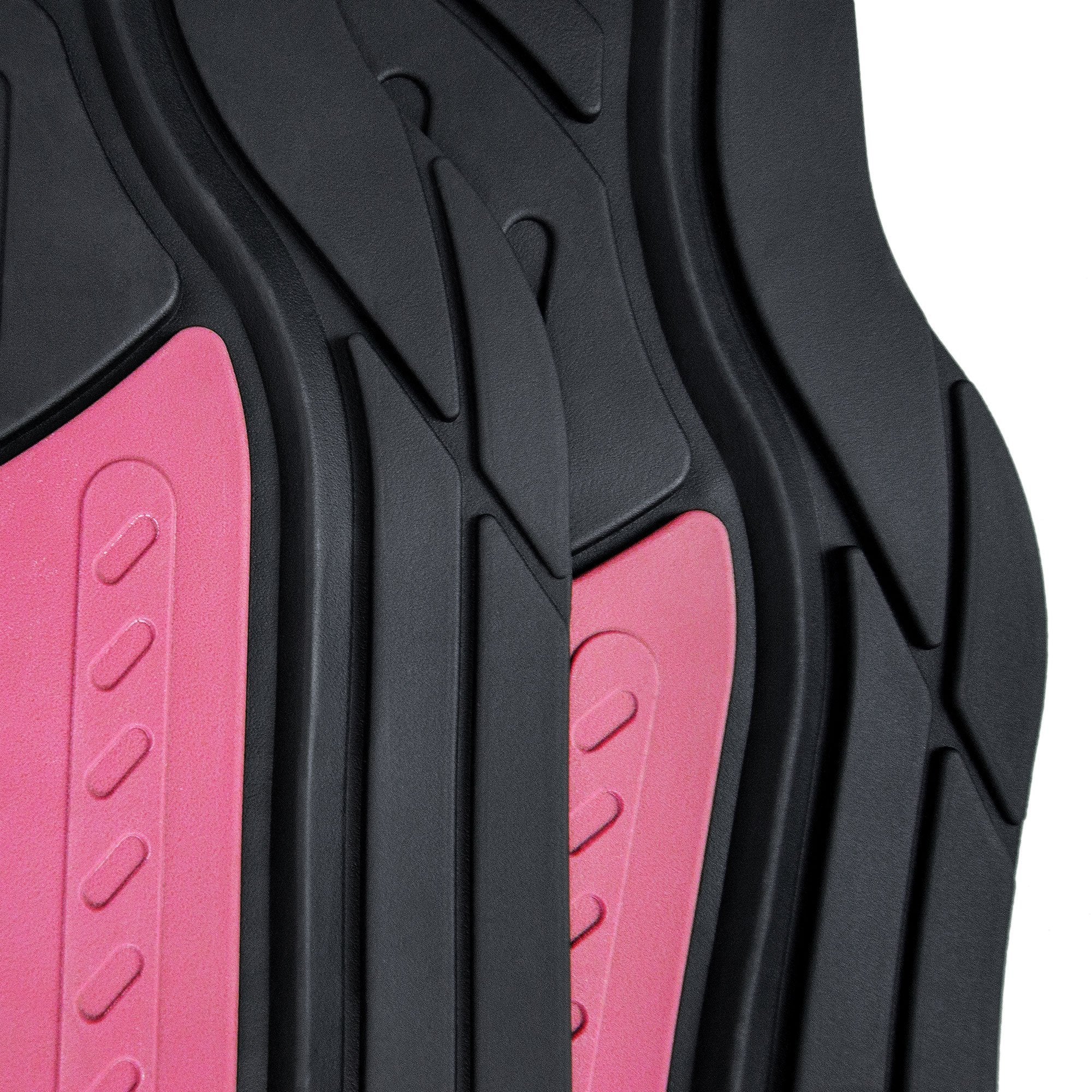 Fh Group Automotive Floor Mats - Heavy-Duty Monster Eye Rubber For Cars, Universal Fit Full Set, Climaproof Mats, Trimmable Most