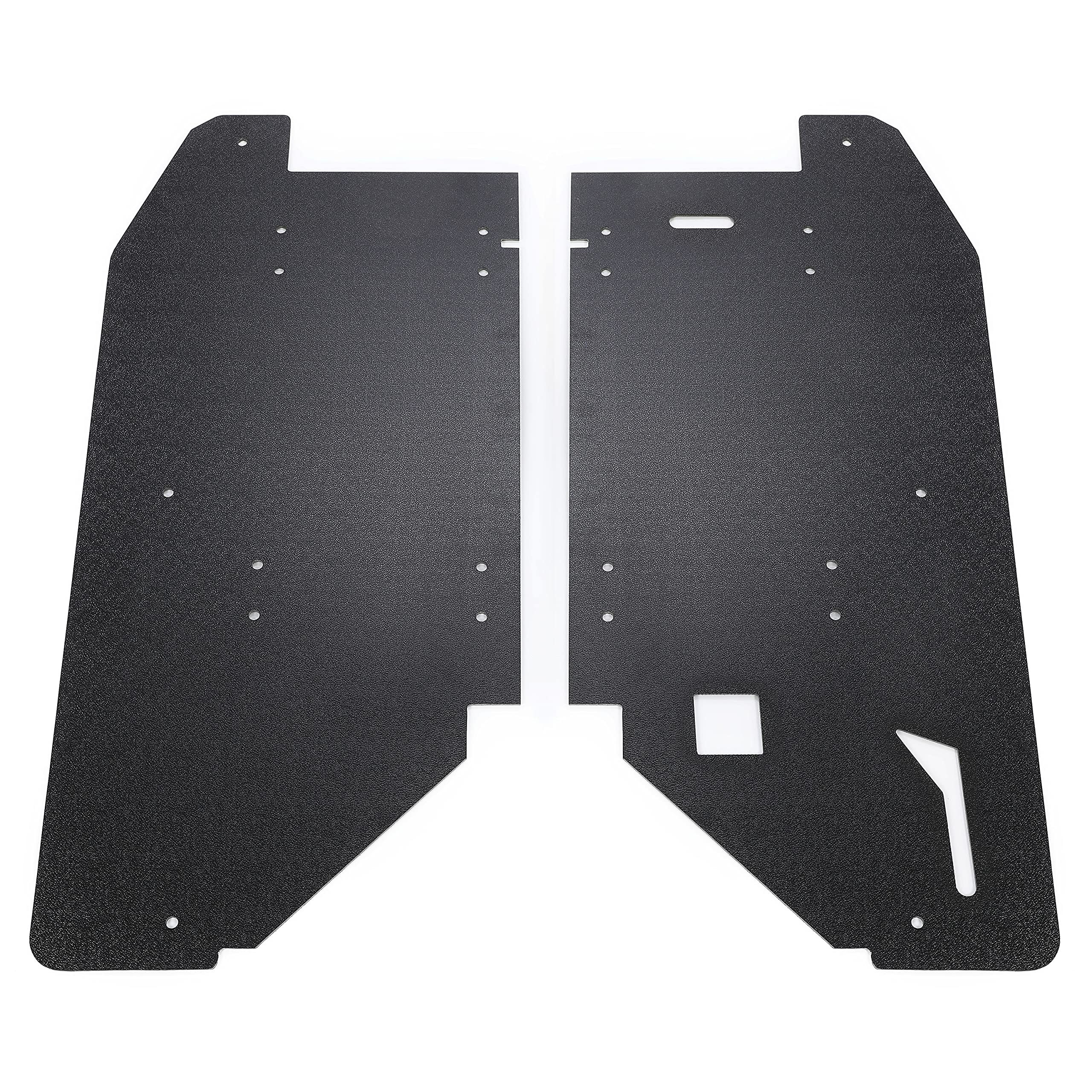 KUAFU Fender Flares for 2015-2022 Polaris Midsize Ranger 570 ETX, Black ABS Mud Guards, Front & Rear, Model GO-1860
