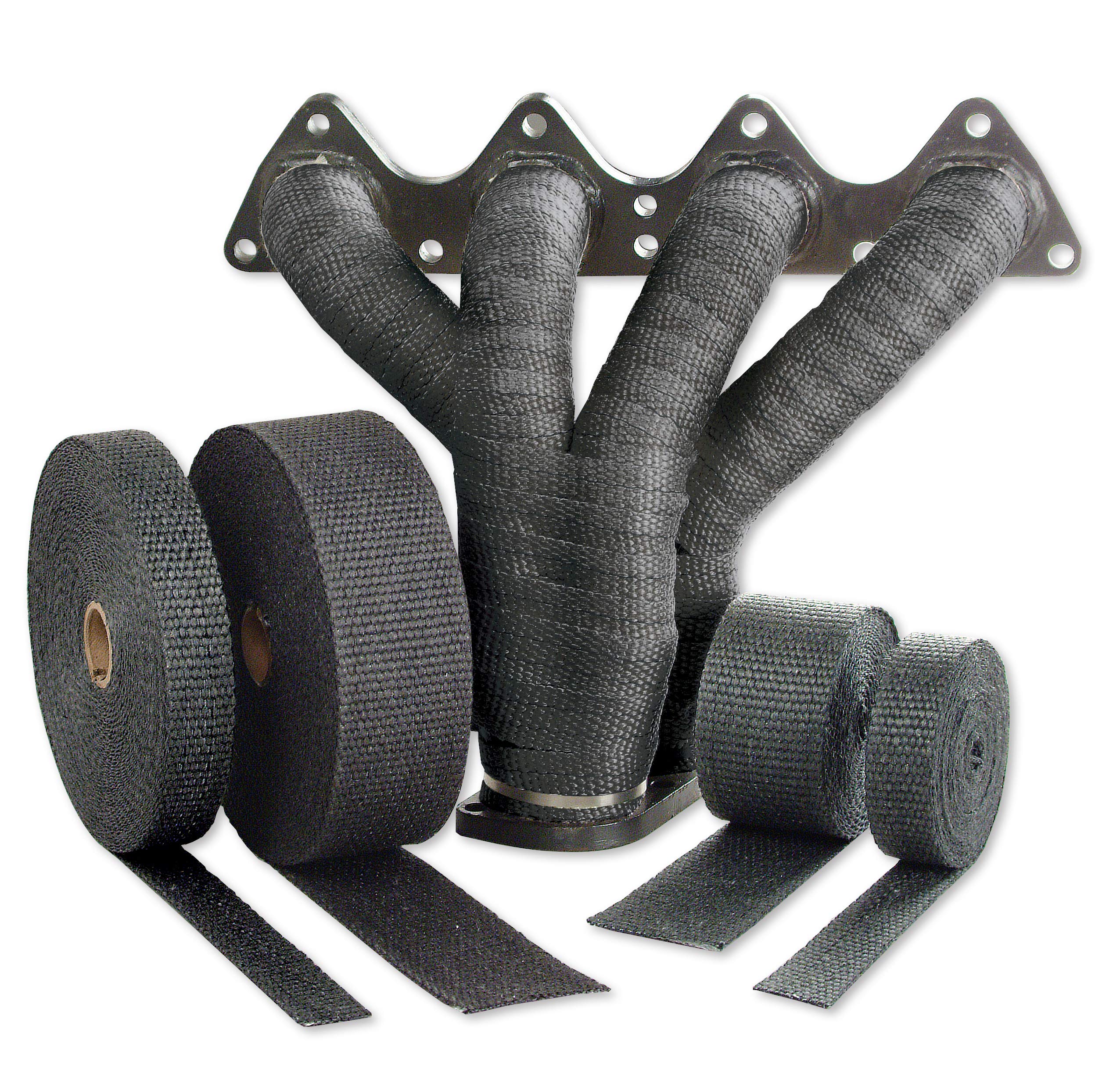 Design Engineering 010116 Black 2'' x 100' Exhaust Heat Wrap