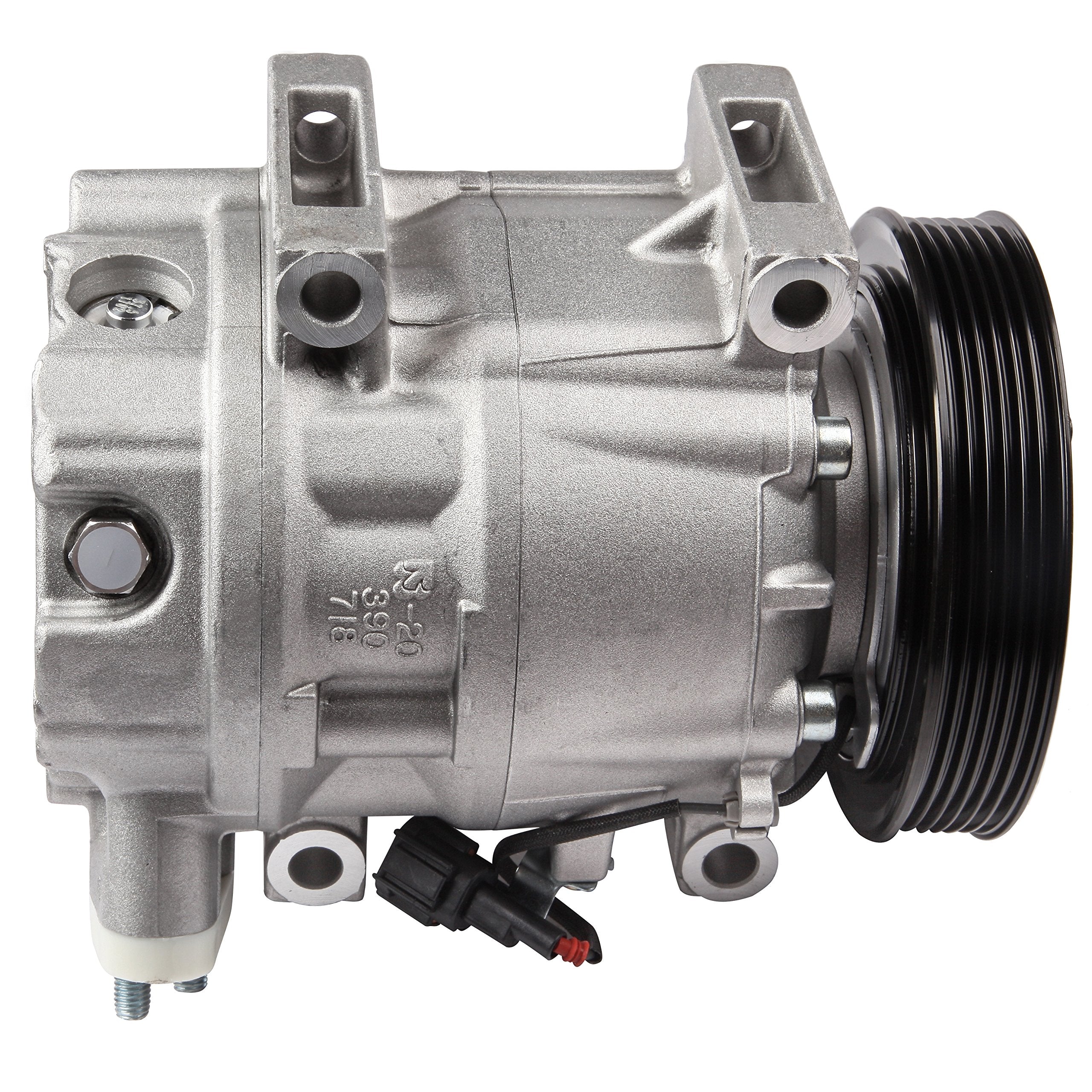 cciyu Air Conditioning Compressor for Infiniti I30 for Nissan Maxima 3.0L 1997-2001 Replaces AC Compressor for Car 6 Grooves CWV