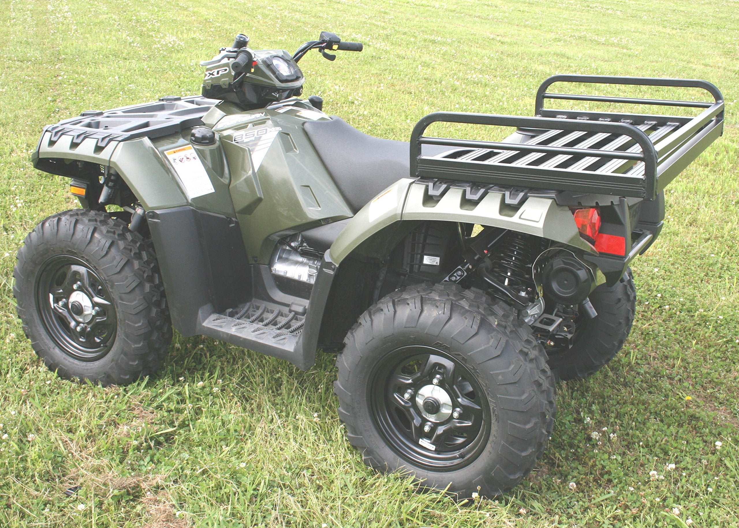 Great Day Mighty-Lite Rear Rack for Polaris ATV - Aluminum, 41" x 26" x 7"