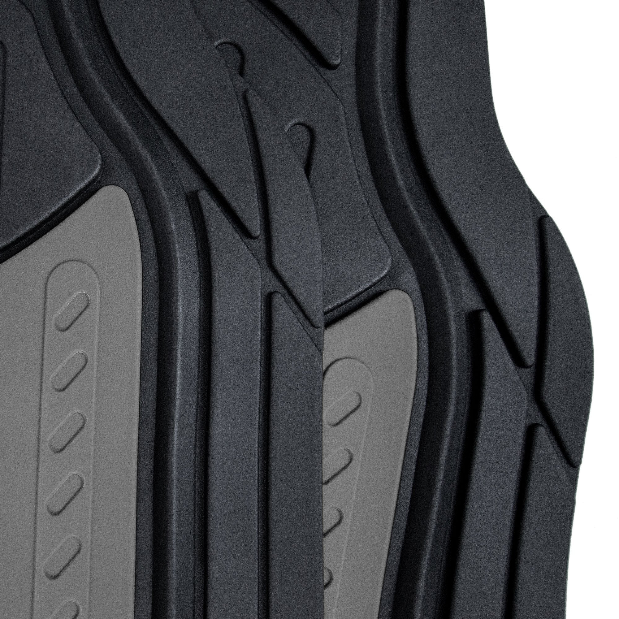 Fh Group Automotive Floor Mats - Heavy-Duty Monster Eye Floor Mats For Cars, Universal Fit Full Set, Climaproof Floor Mats, Trim
