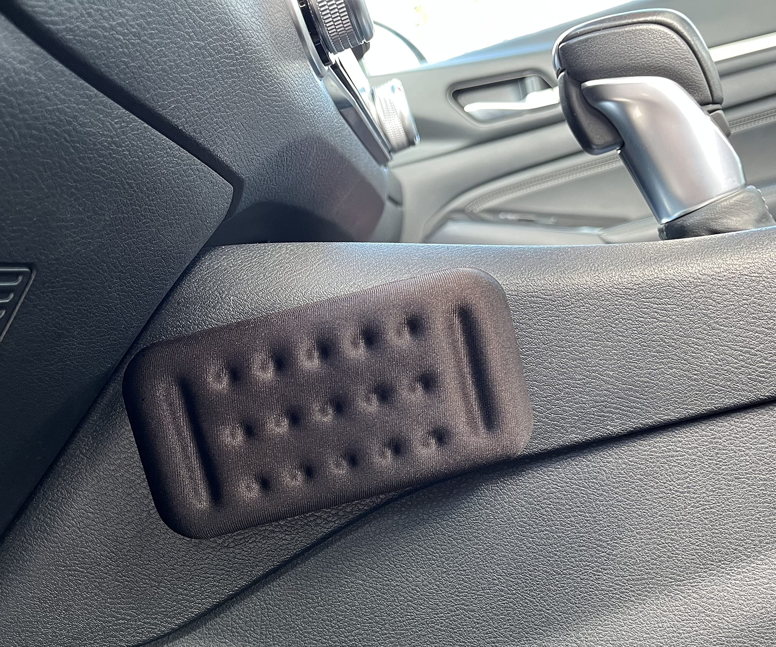 Car Knee Cushion Pads, High-Density Memory Foam, For Comfort And Pain Relief While Driving (Black, Set Of 2)