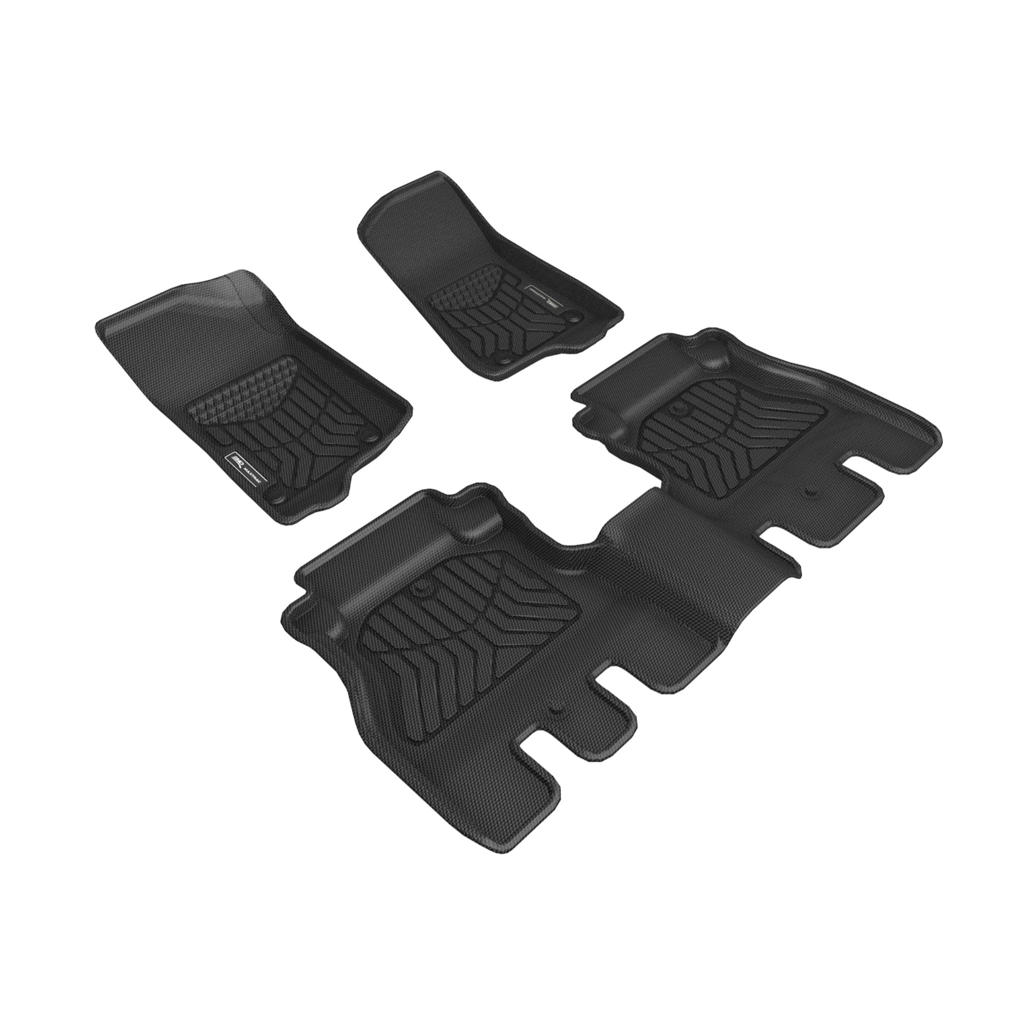 3D MAXpider JEEP WRANGLER JL UNLIMITED 20182021 MAXTRAC BLACK R1 R2