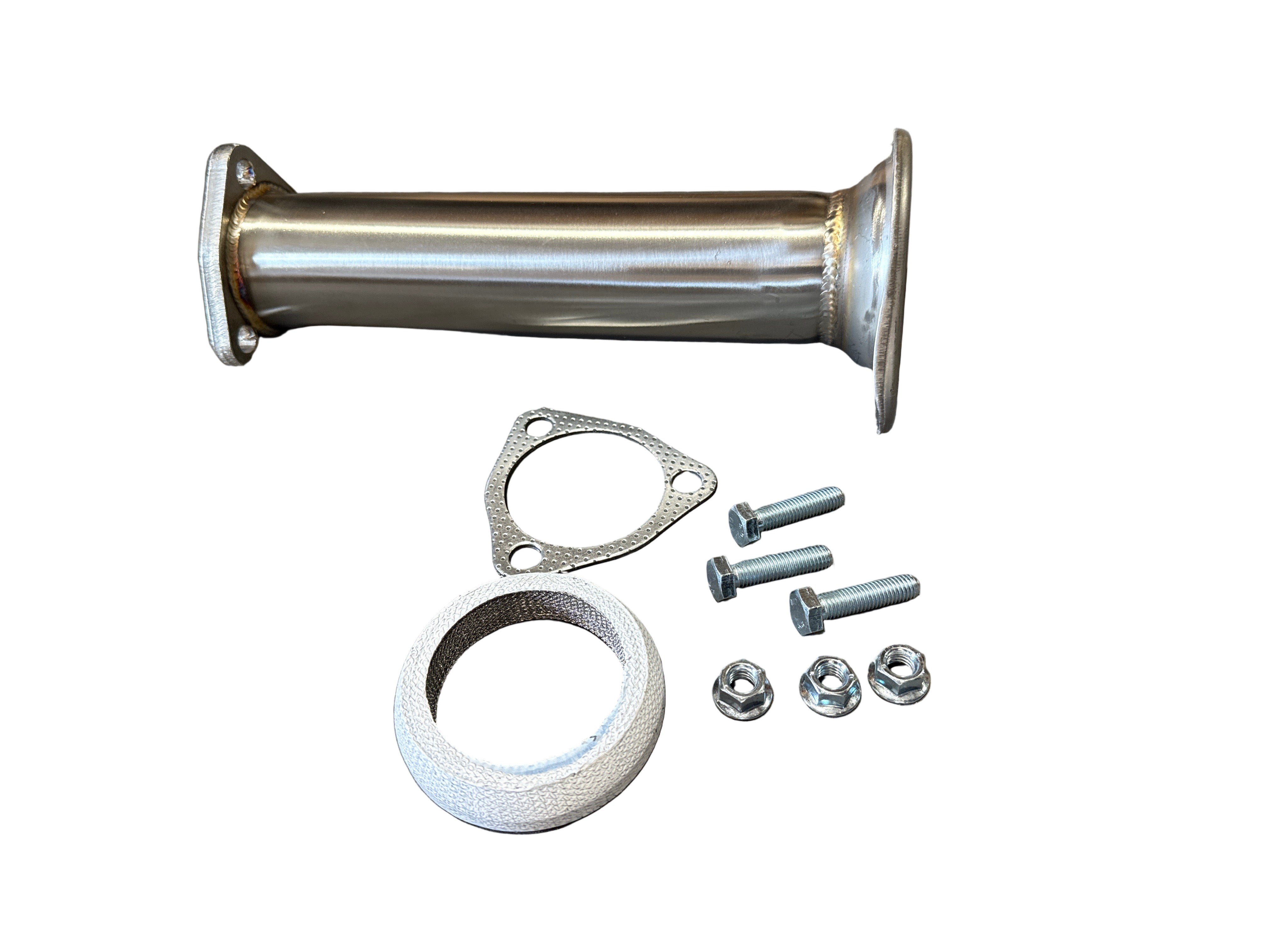 SPDZ1 96-00 Honda Civic EK9 test pipe Straight Flow with 2.5" Donut Gasket and Flange
