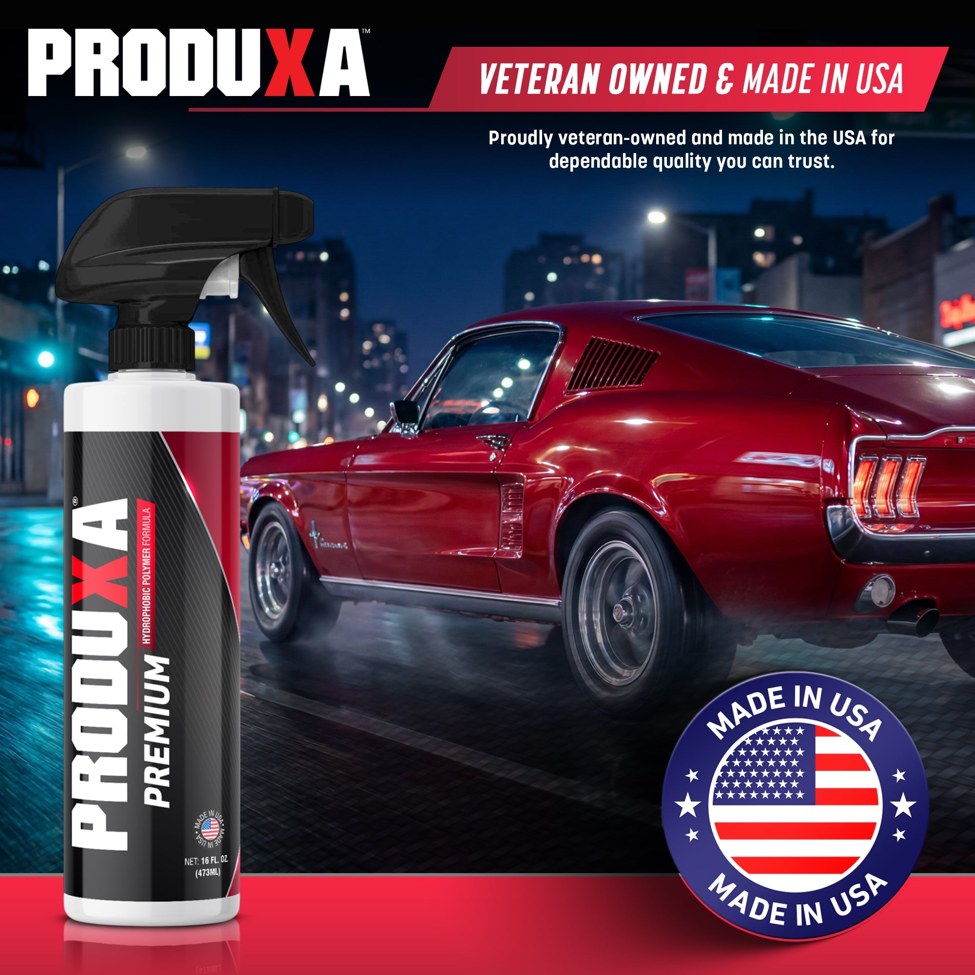 PRODUXA® PREMIUM - Instant Surface Polish, Sealant, and Protector. All-in-one Detailing Spray(16 oz)