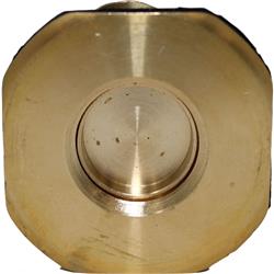 Tuff Stuff Products ADB34 Brass Drain & Plug, Black  0.75 in.