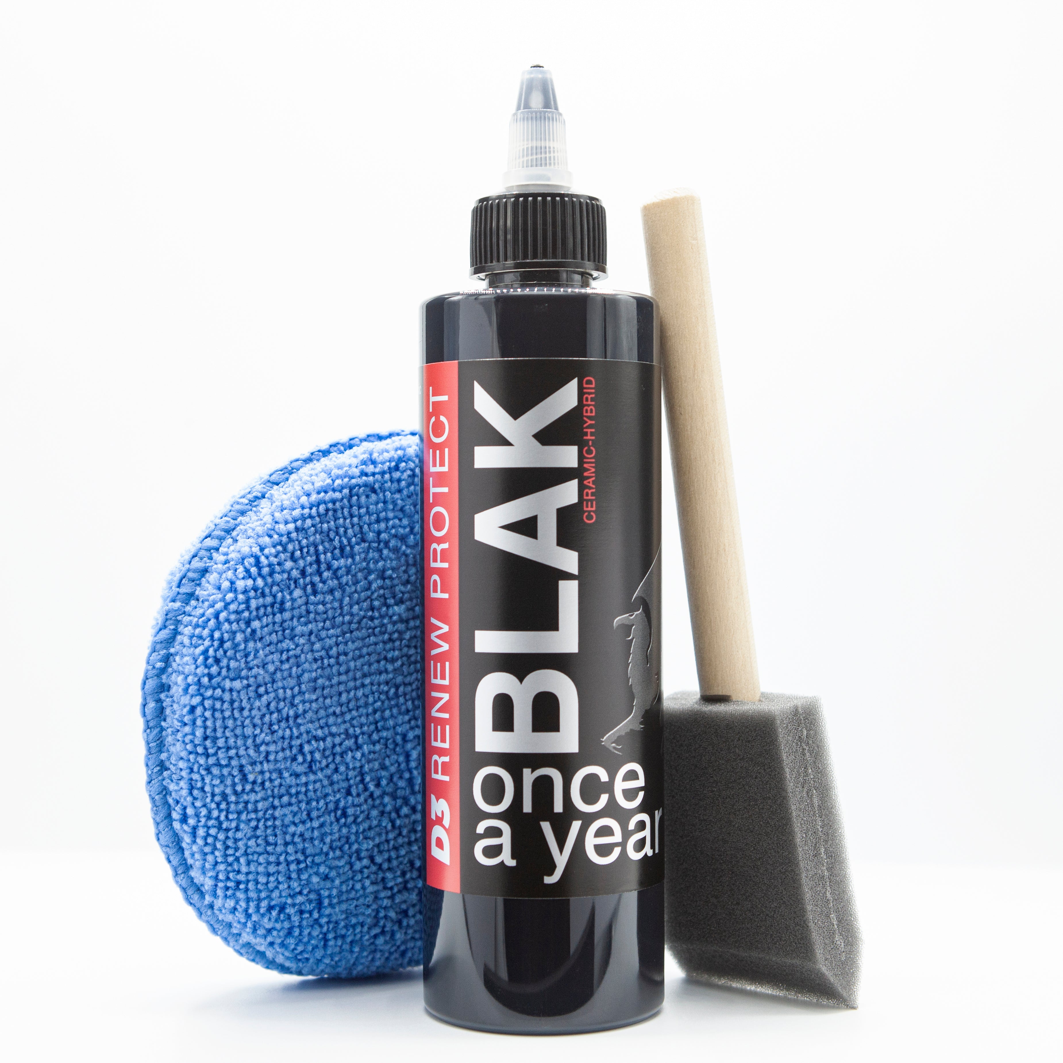 BLAK Full Kit, Semi-Permanent Protectant | Ceramic Hybrid OEM Restoration, Dry Rot Prevention, Car, RV, Aircraft, Motorcycle, ATV & Golf Cart | DRY-SEAL SAFE!