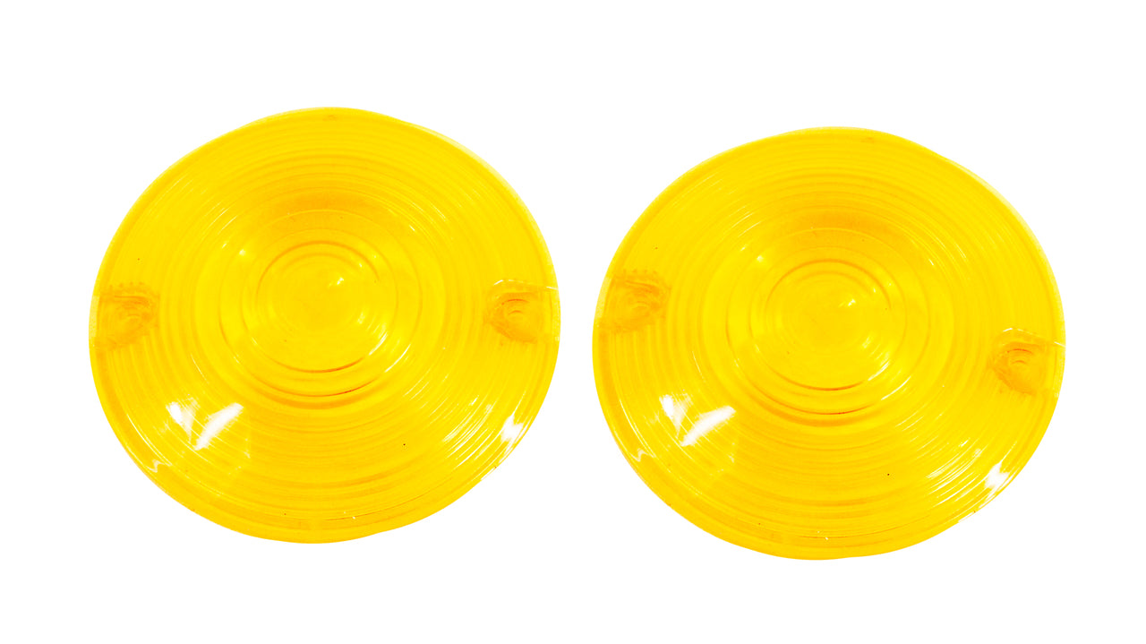 Blinker Yellow Lens Classic Harley Touring Pancake Road King Glide Electra Turn Signal FL