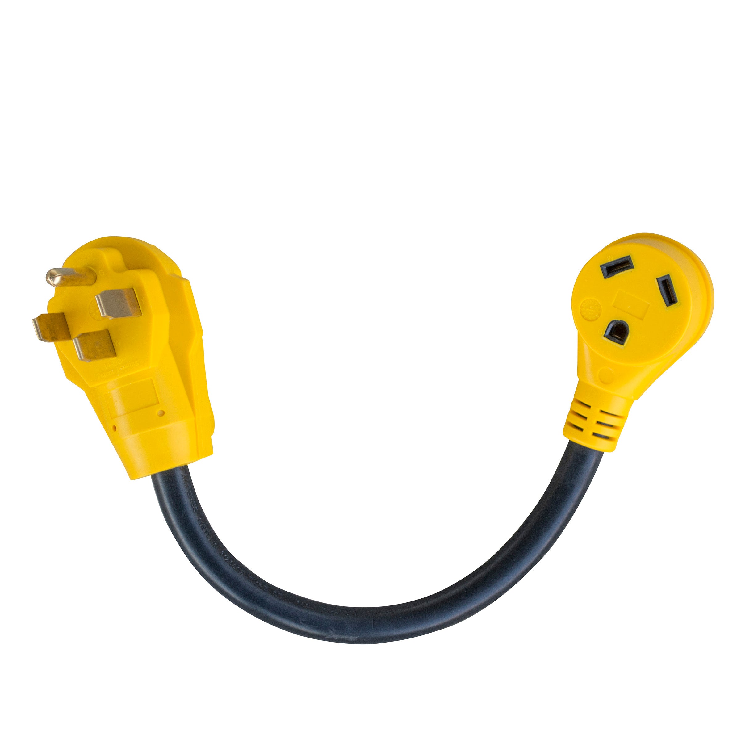 18 In. 125 Volt 50 Amp Male To 30 Amp Female Dog-Bone Rv Camper Power Cable