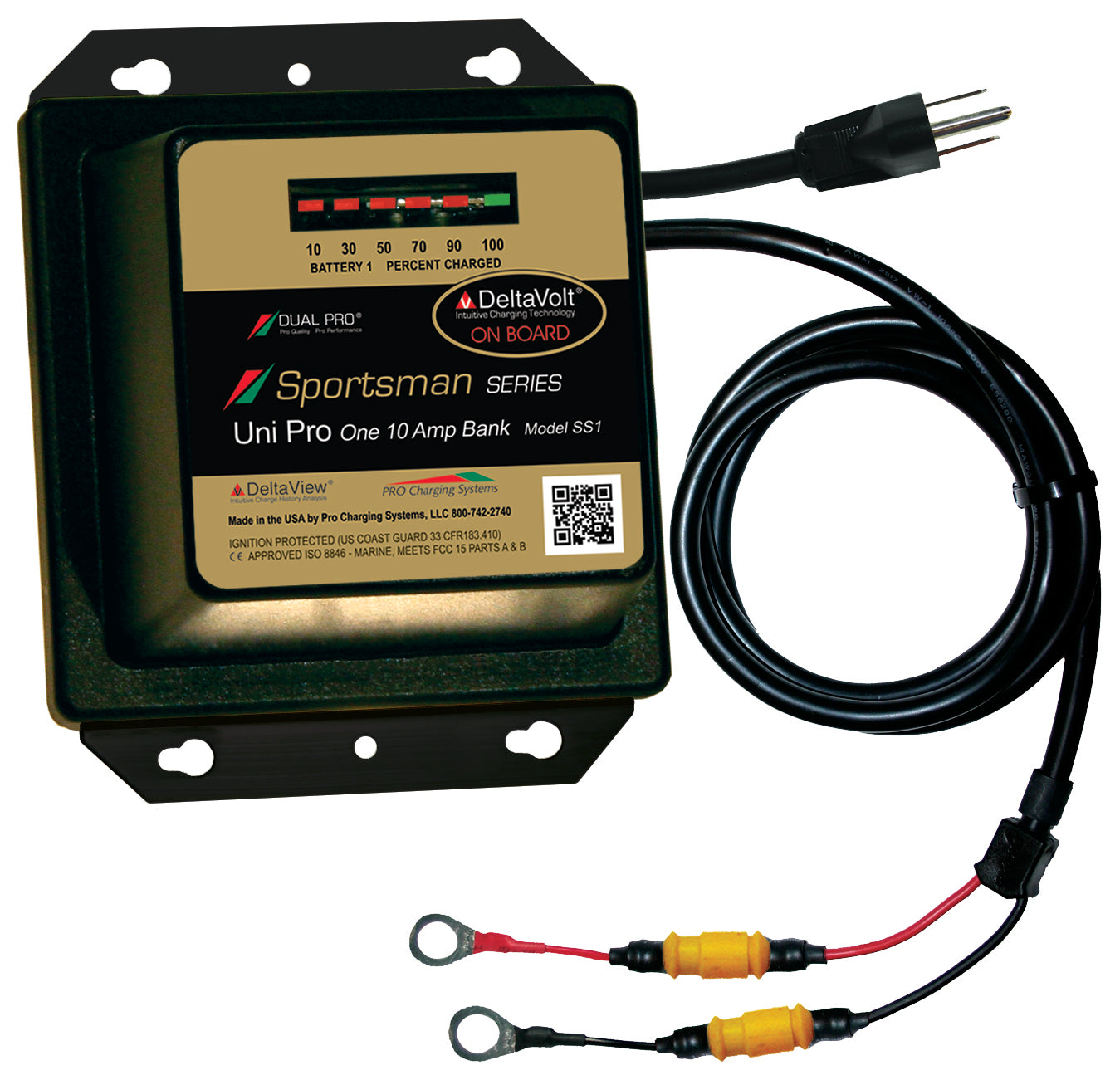 Dual Pro Ss1 Battery Charger 1 Bank 10 Amps