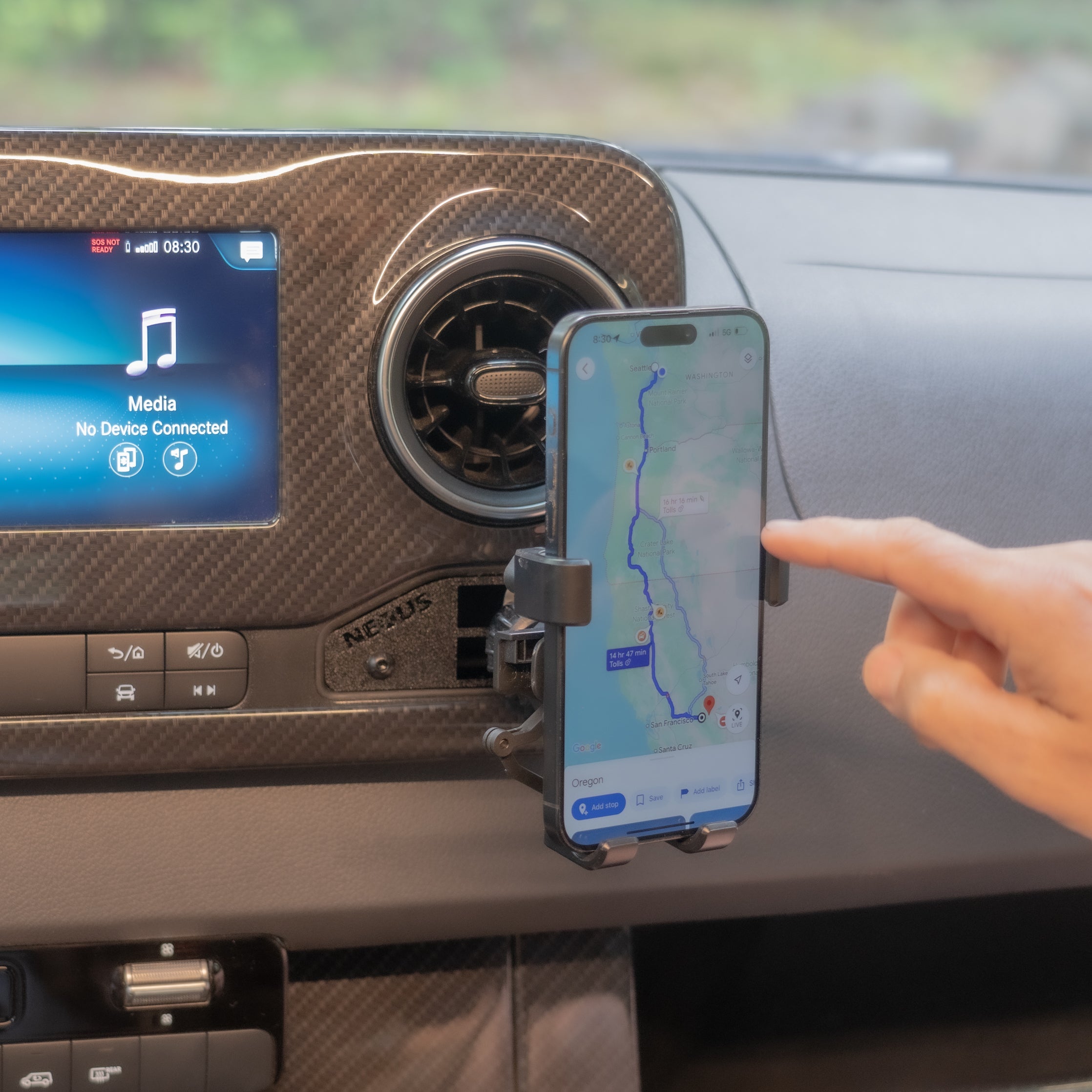 NEXUS Smartphone Cubby Adapter for VS30 Mercedes-Benz Sprinter Vans