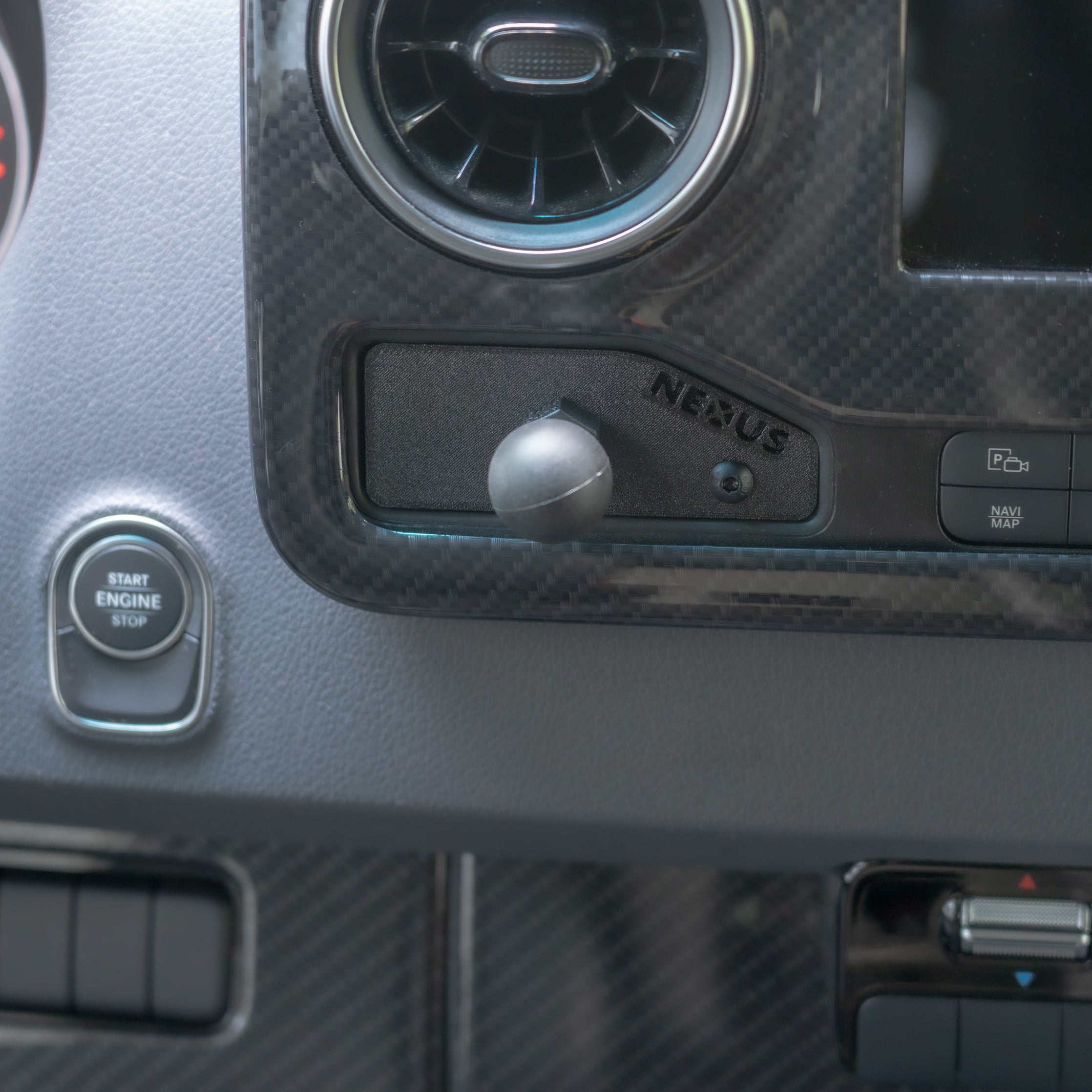 NEXUS 1 Inch Ball Cubby Adapter for VS30 Mercedes-Benz Sprinter Vans