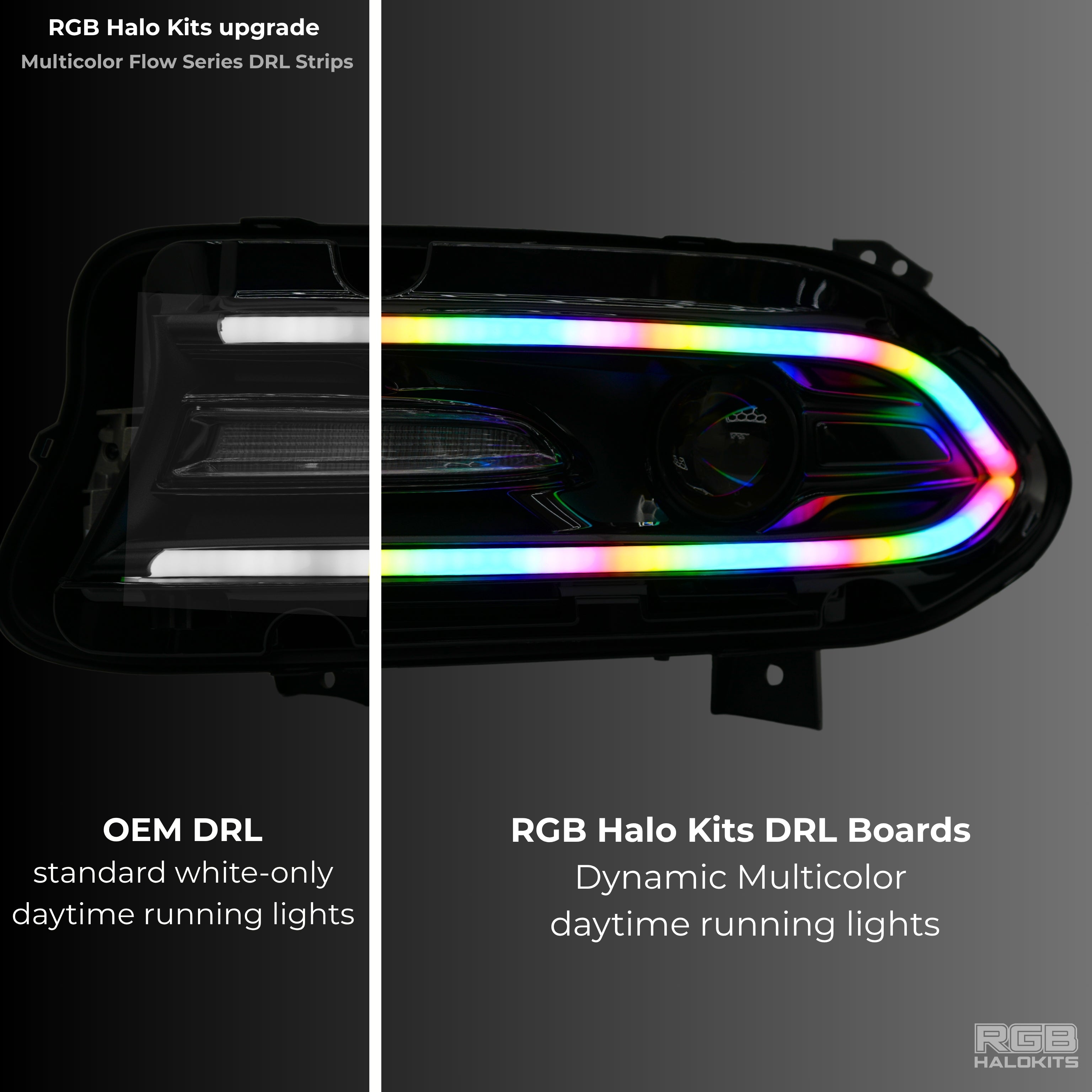 Dodge Charger Flow Series DRL Boards | Diffused LED (2015-2023)