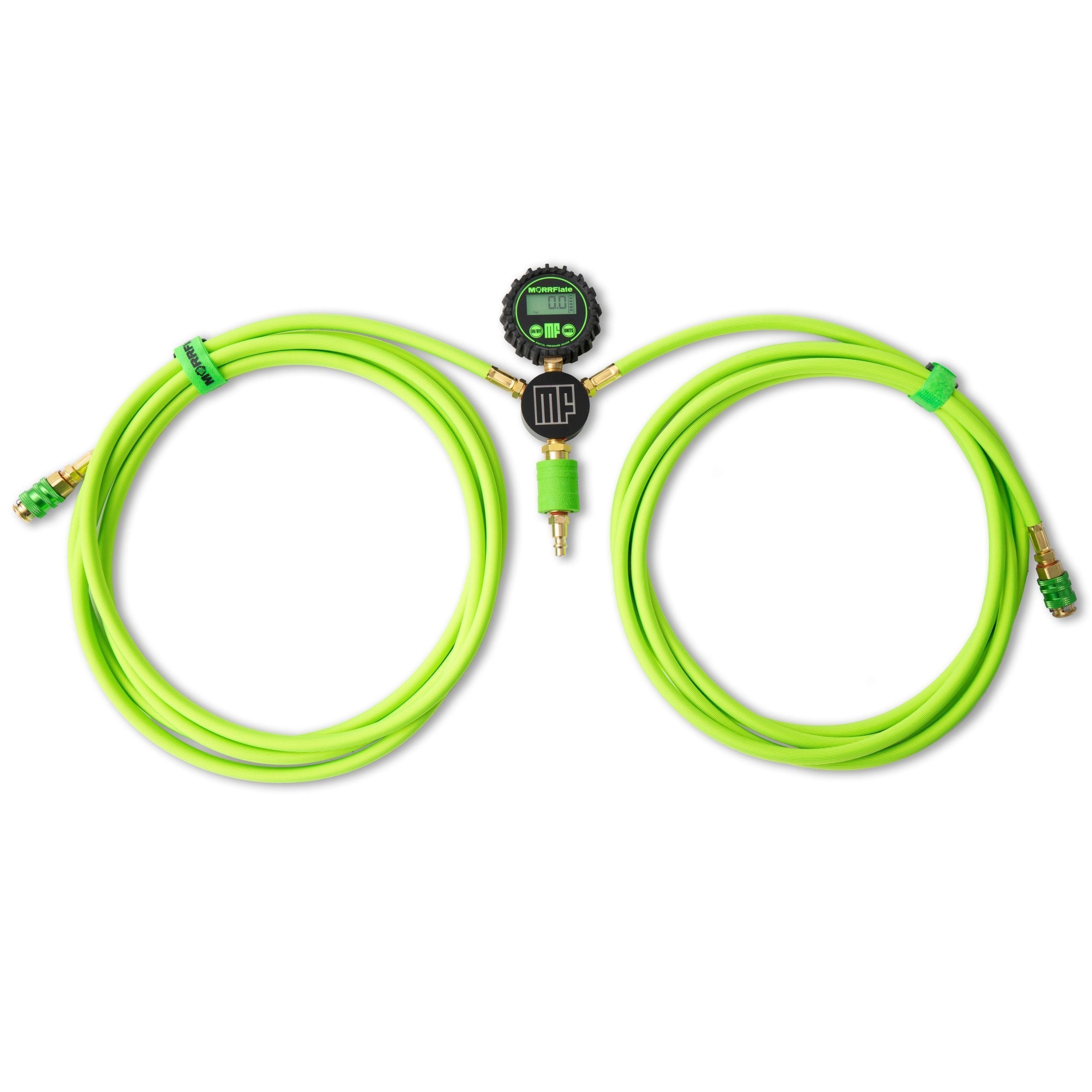 MORRFlate Braided Duo+ 2-Tire Hose Kit, 24ft Hoses
