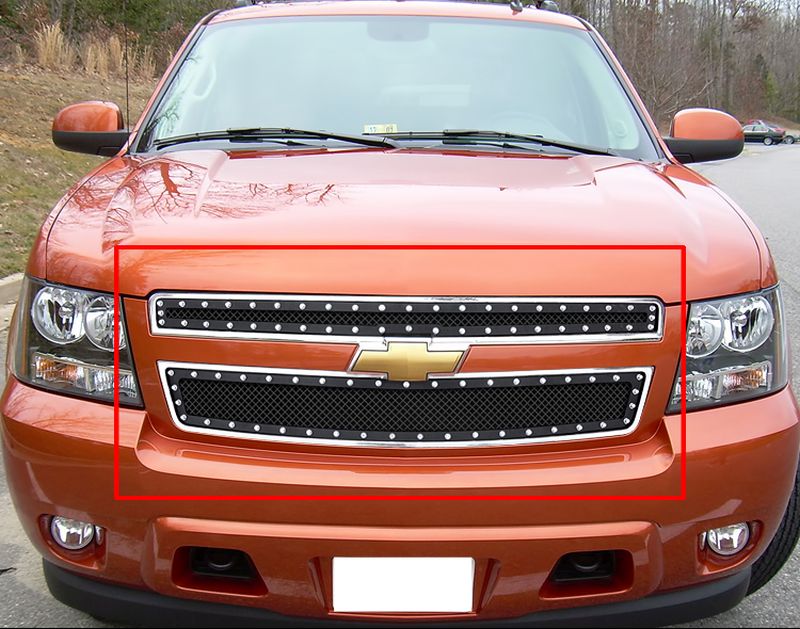 20072014 Chevy Avalanche /20072014 Chevy Suburban /20072014 Chevy Tahoe Not For Hybrid Main Upper Rivet Grille