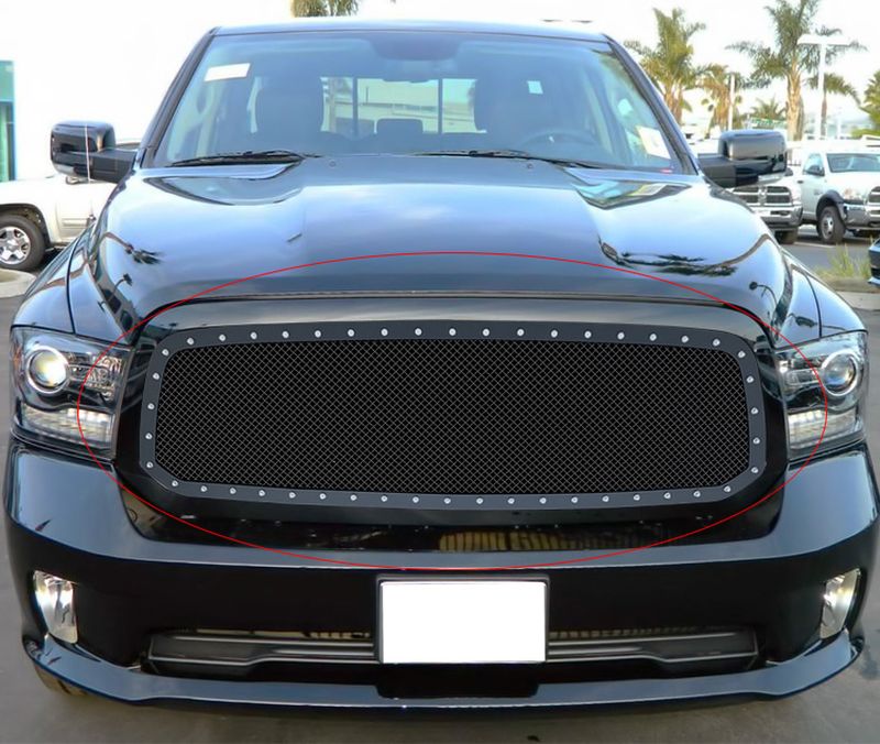20132018 Ram 1500 Not For Rebel Model Main Upper Rivet Grille