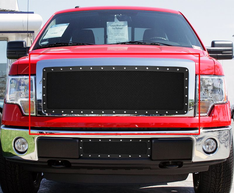 20092014 Ford F150 All Model/Not For Raptor Main Upper Rivet Grille