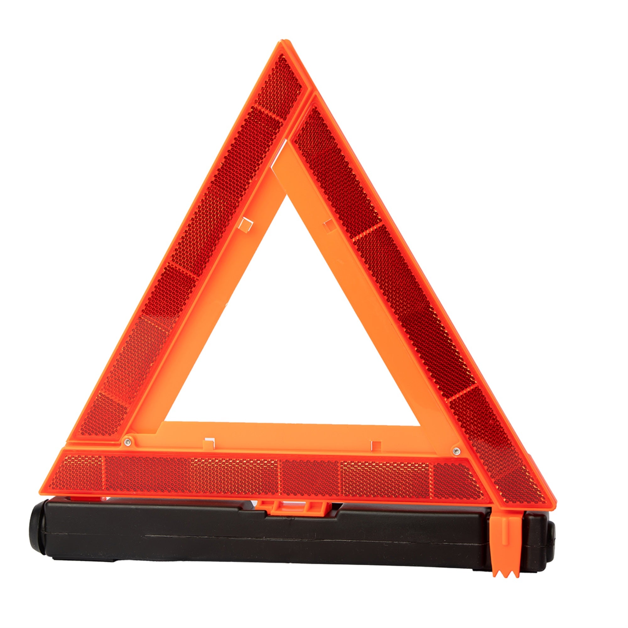 Goodyear Collapsible Safety Triangle GY3021 Reflective Portable Roadside Car Warning with Weighted Base  Orange
