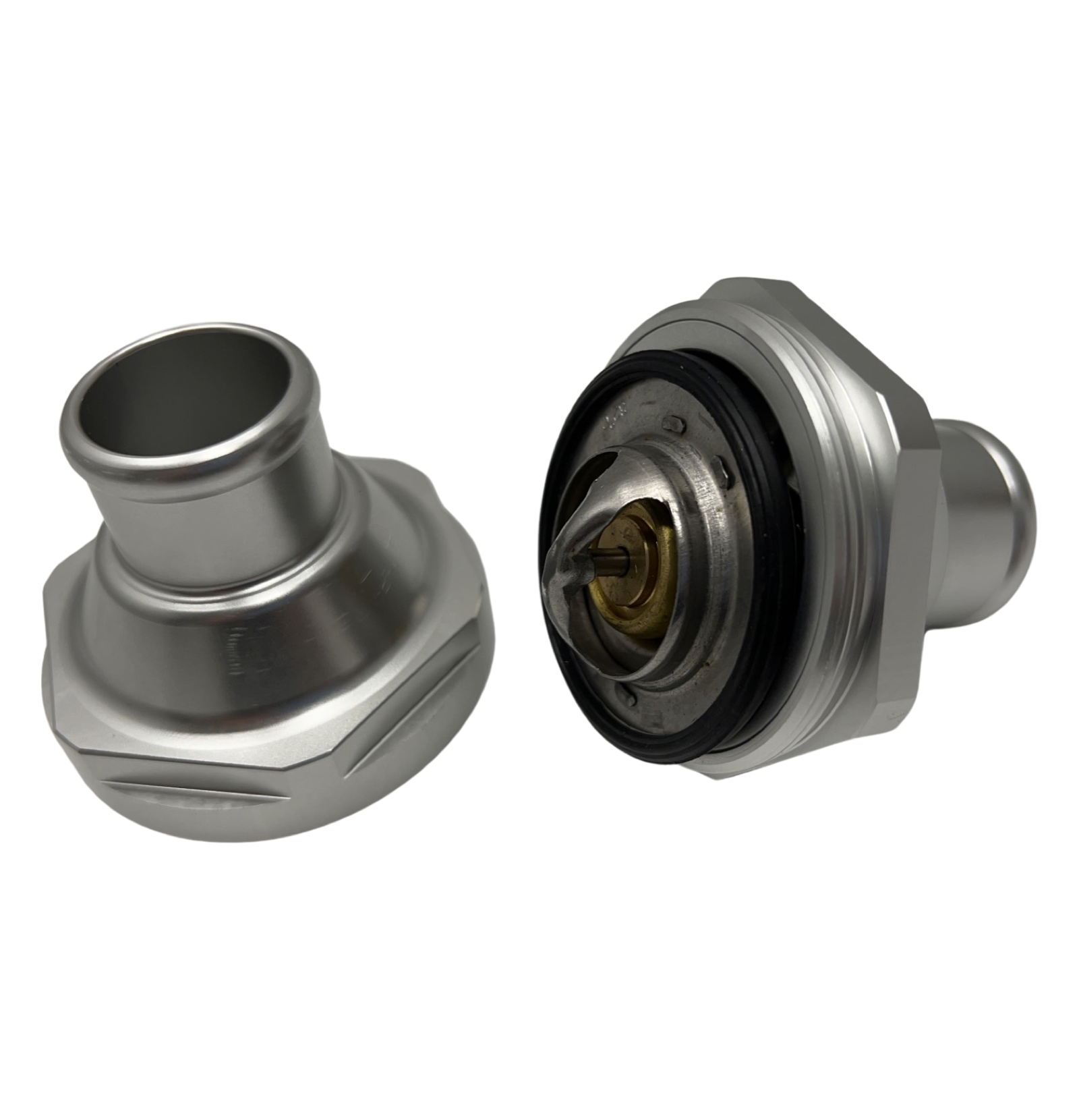 K Series K20 K24 In Line Thermostat Housing w/ T-Stat For Acura Honda RSX Civic