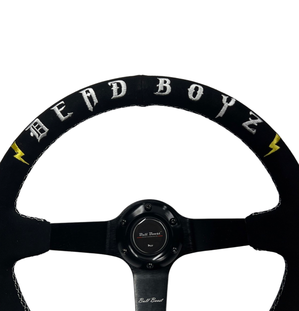 Deadboyz Suede Leather Steering Wheel Hub Adapter Kit For Impreza WRX Legacy
