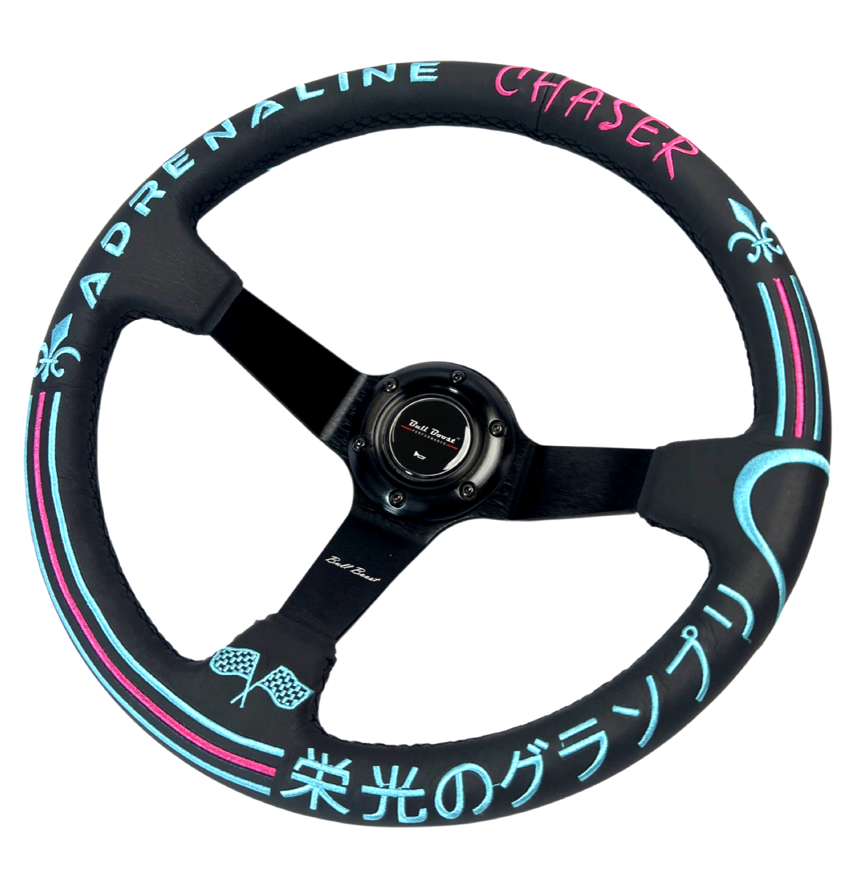 Leather 350mm Steering Wheel + Hub Kit For Nissan Datsun 280Z 260Z 240Z 620 510 C10
