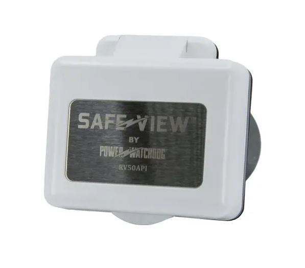 50A SMART RV POWER INLET - WHITE