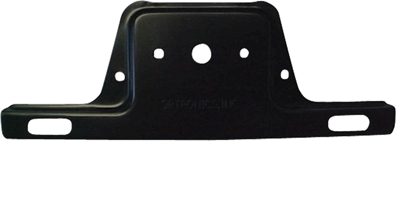 License Bracket;Black Steel