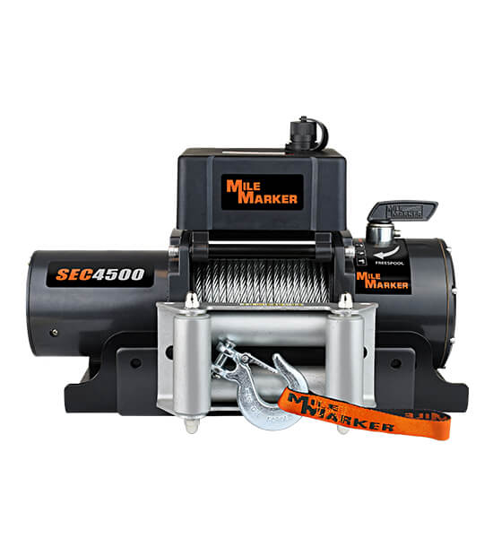 Trailer Winch W/Plt&Strap
