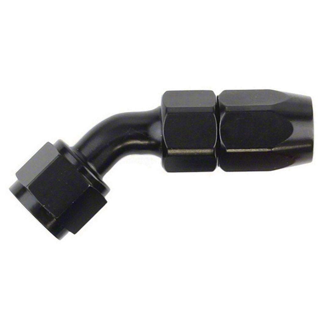 -4An X 45  Blk Hose End