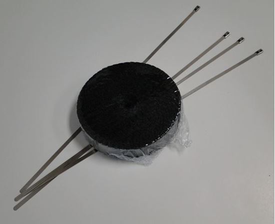 1 X 25 FT.  BLACK EXHAUST WRAP KIT