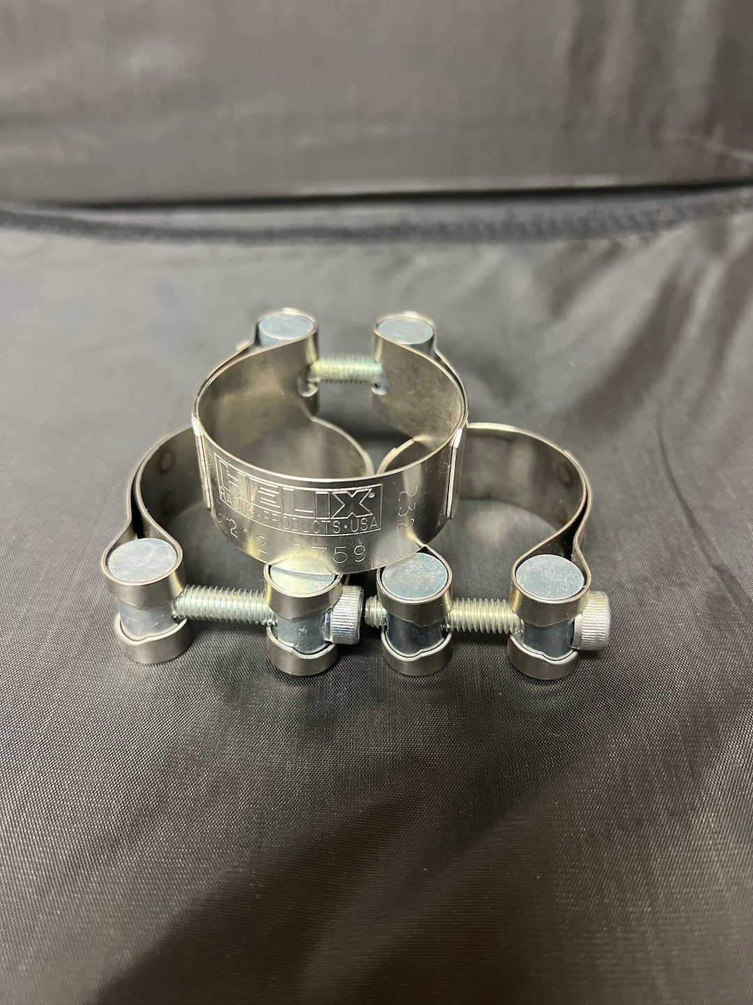 STAINLESS STEEL MUFFLER CLAMP  1.69