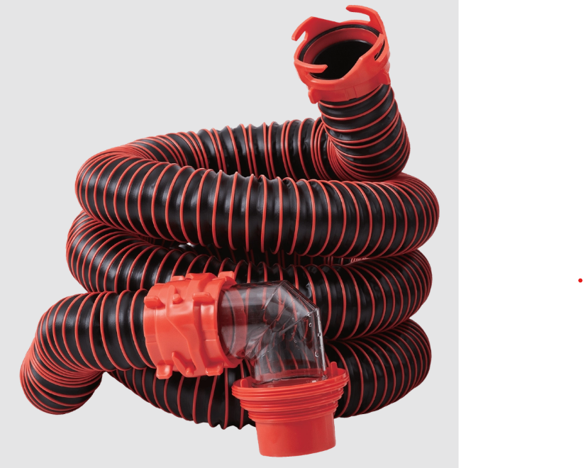 15 Rv Sewer Kit With Caps & Clear