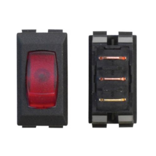 110V Black/Red Lamp 3/Pac