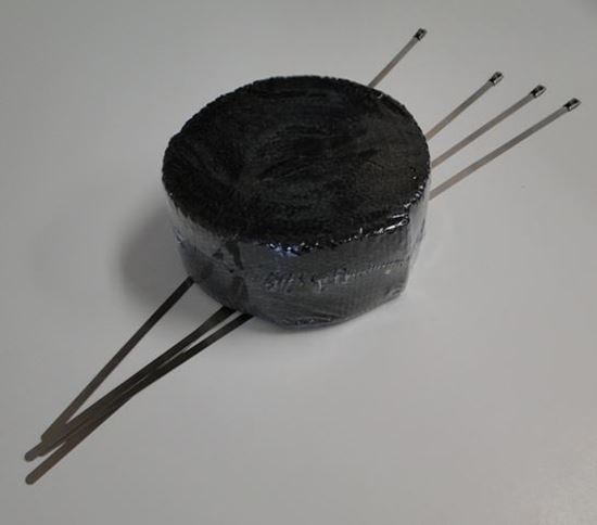 2 X 25 FT. BLACK EXHAUST WRAP KIT