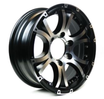 ALUMINUM - 15X5 5X4.5 BLACK MACHINE
