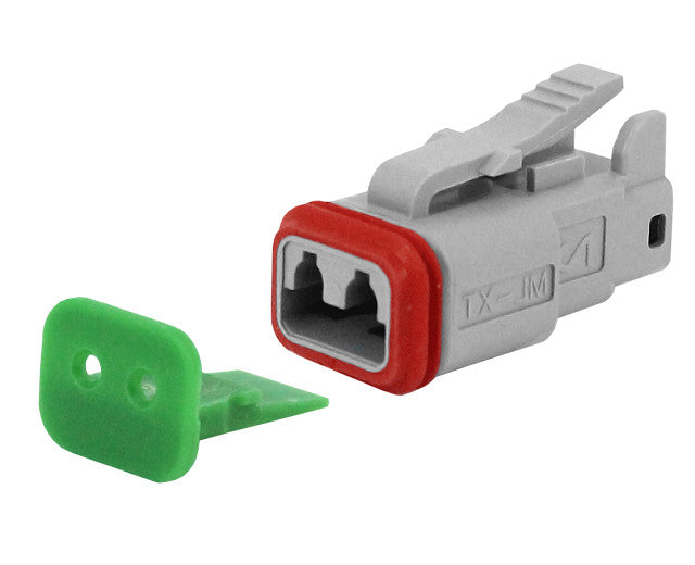 Deutsch  2-Pos Dt Plug & Wedge 10 P